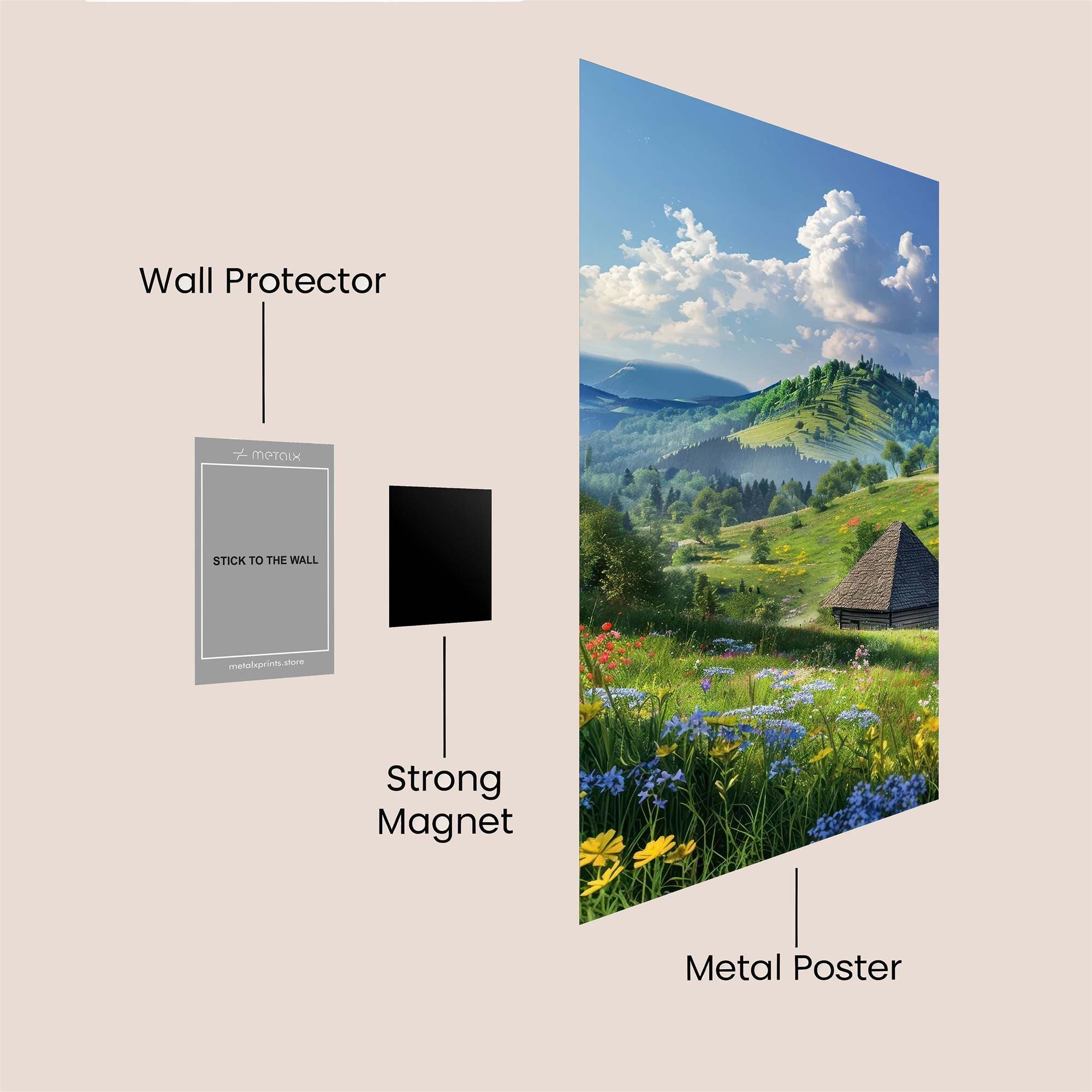 Nature's Bliss Safe Wall Magnetic / M