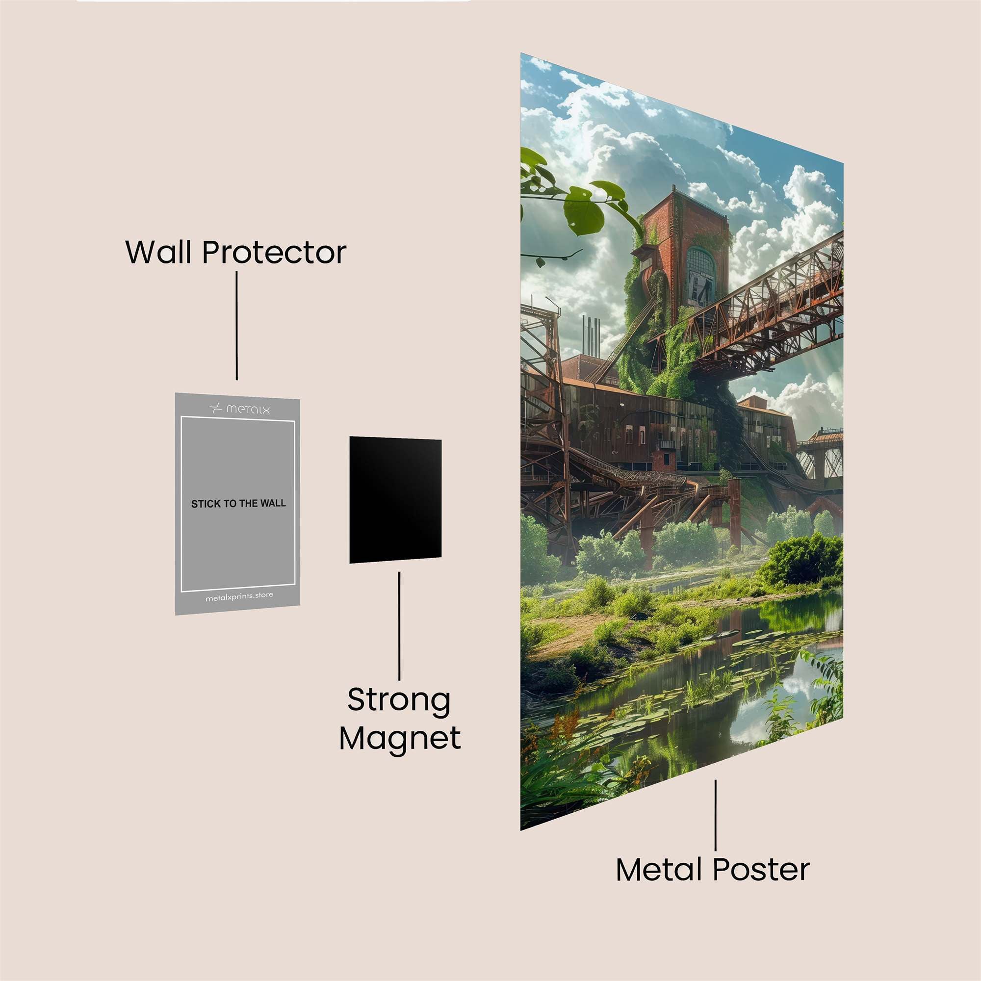 Nature's Reclaim Safe Wall Magnetic / M
