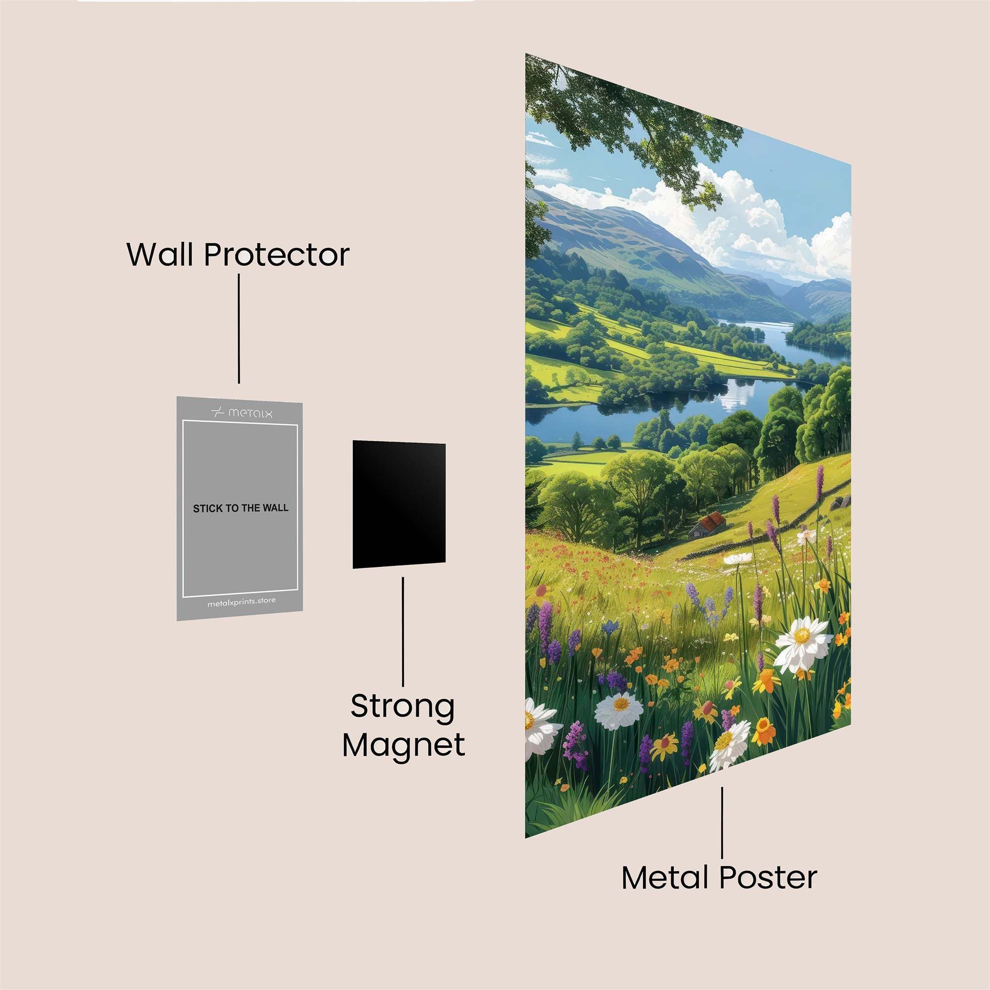 Valley Bliss Safe Wall Magnetic / M