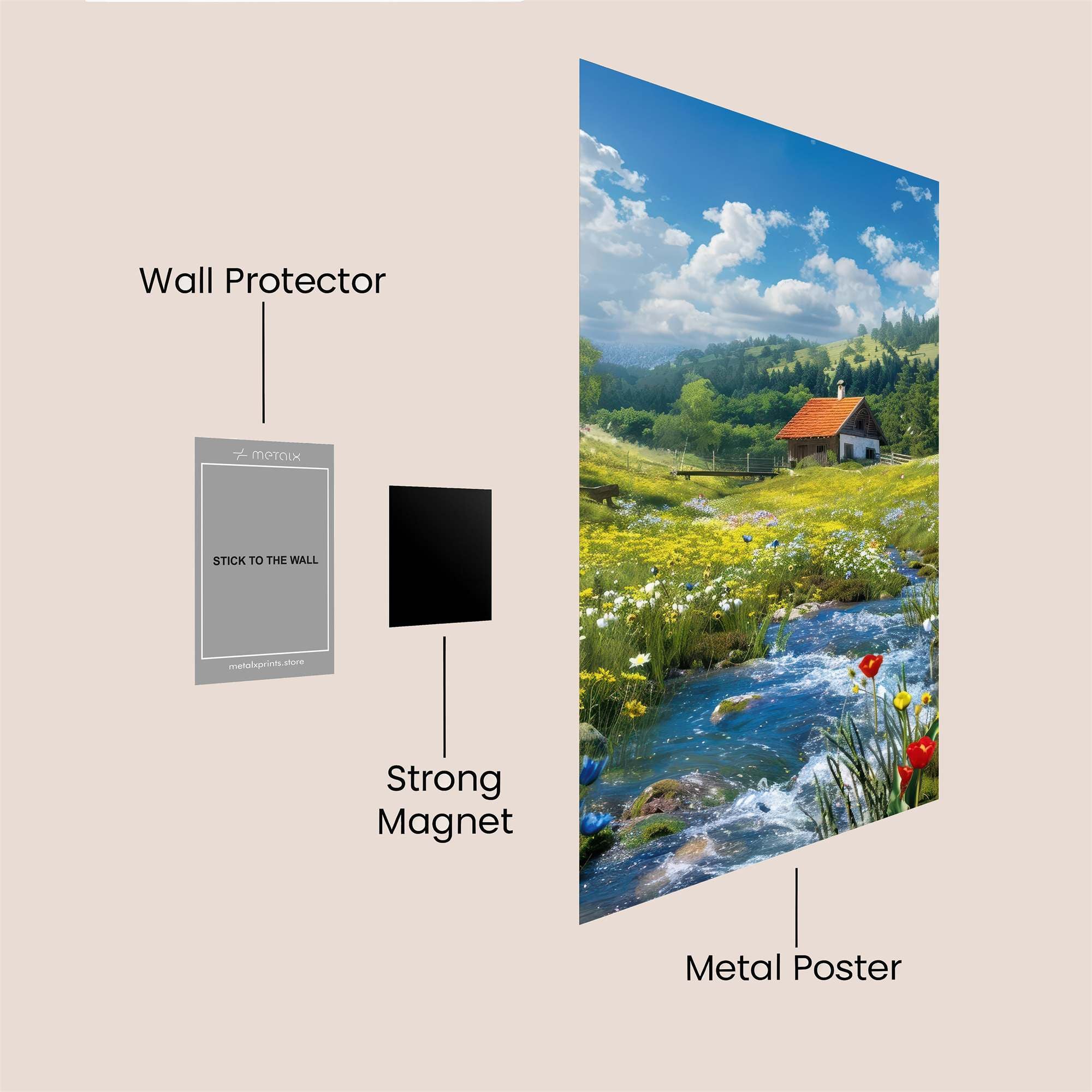 Alpine Serenity Safe Wall Magnetic / M