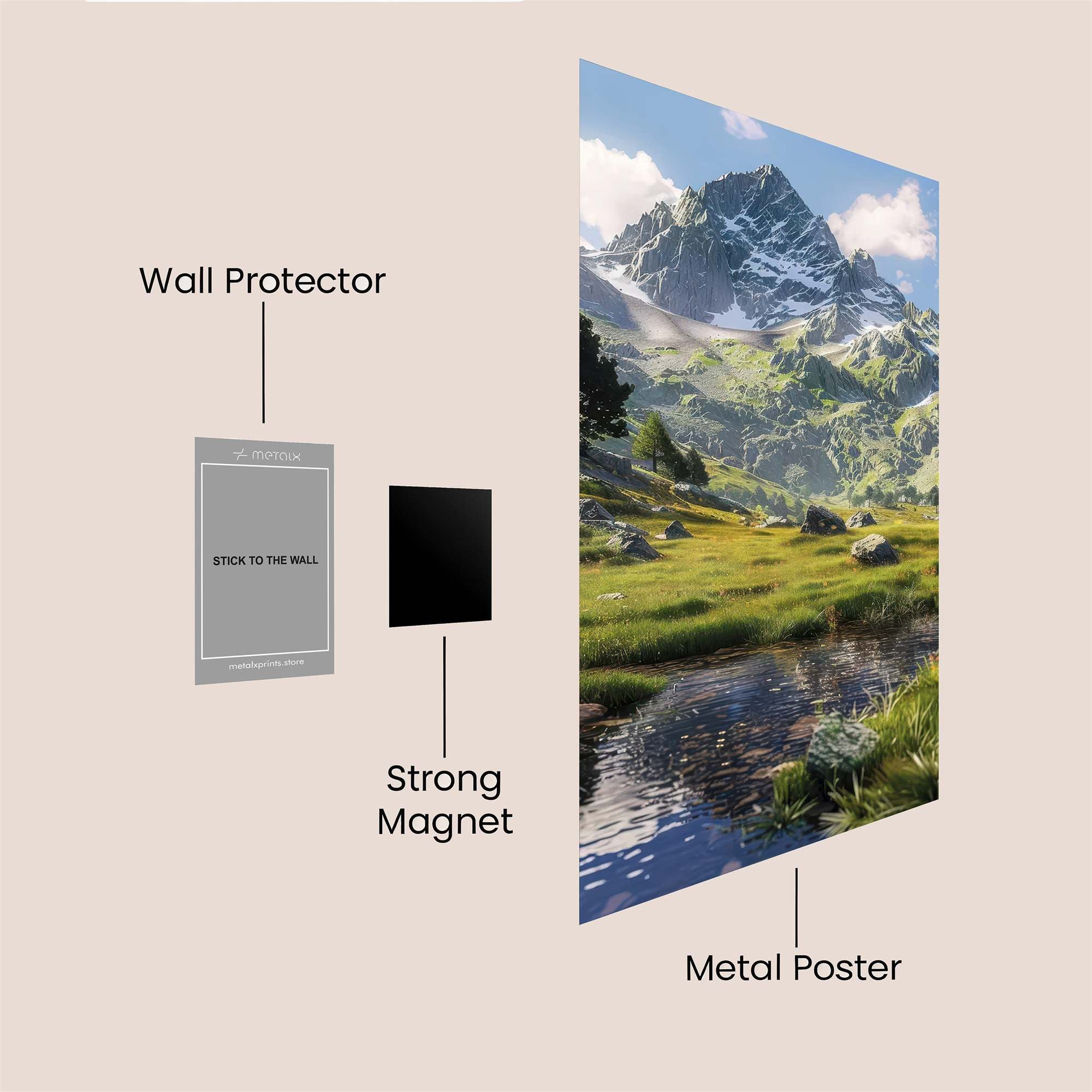 Matterhorn Serenity Safe Wall Magnetic / M