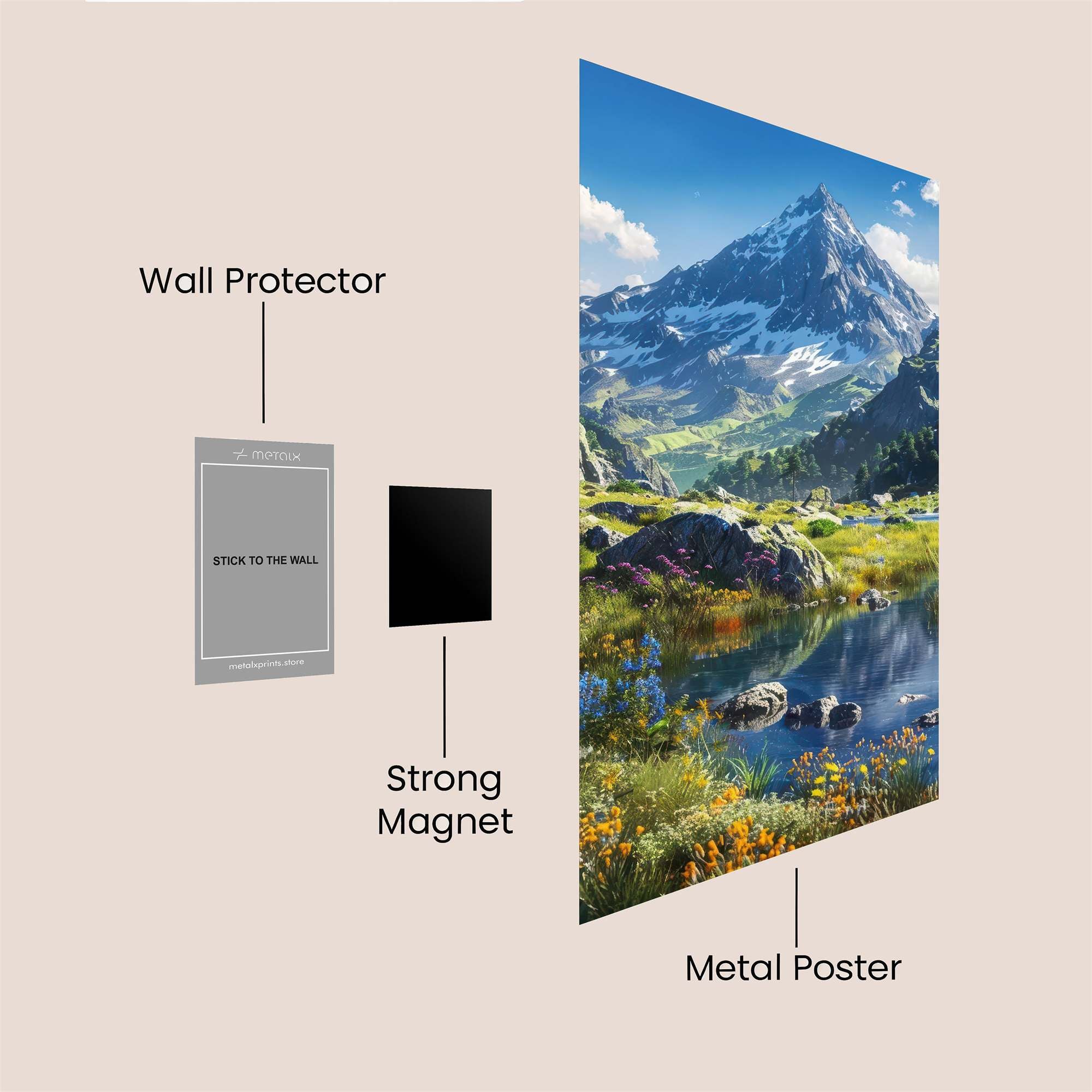 Alpine Serenity Safe Wall Magnetic / M