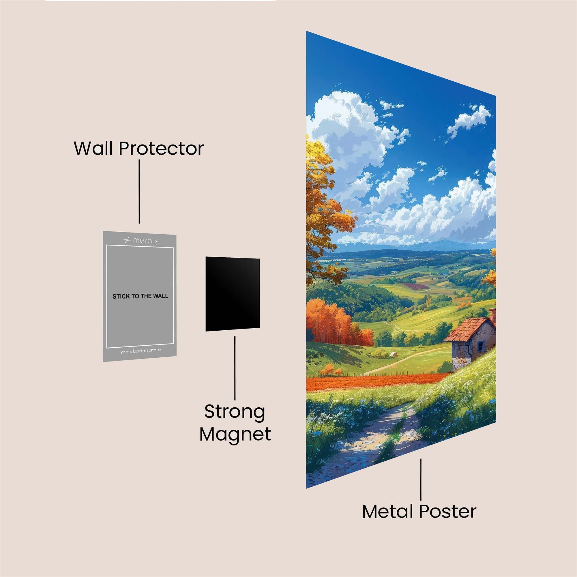 Autumn Serenity Safe Wall Magnetic / M