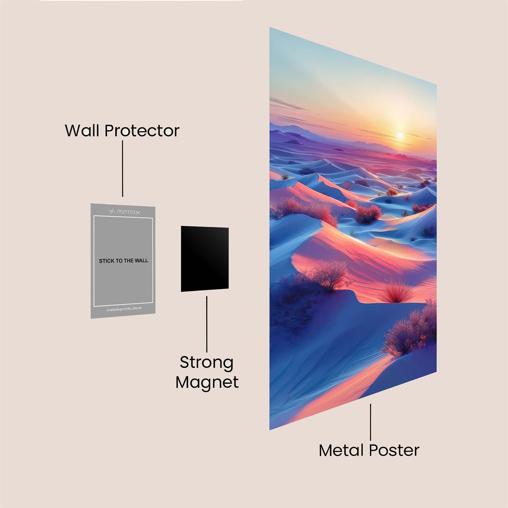 Desert Dream Safe Wall Magnetic / M