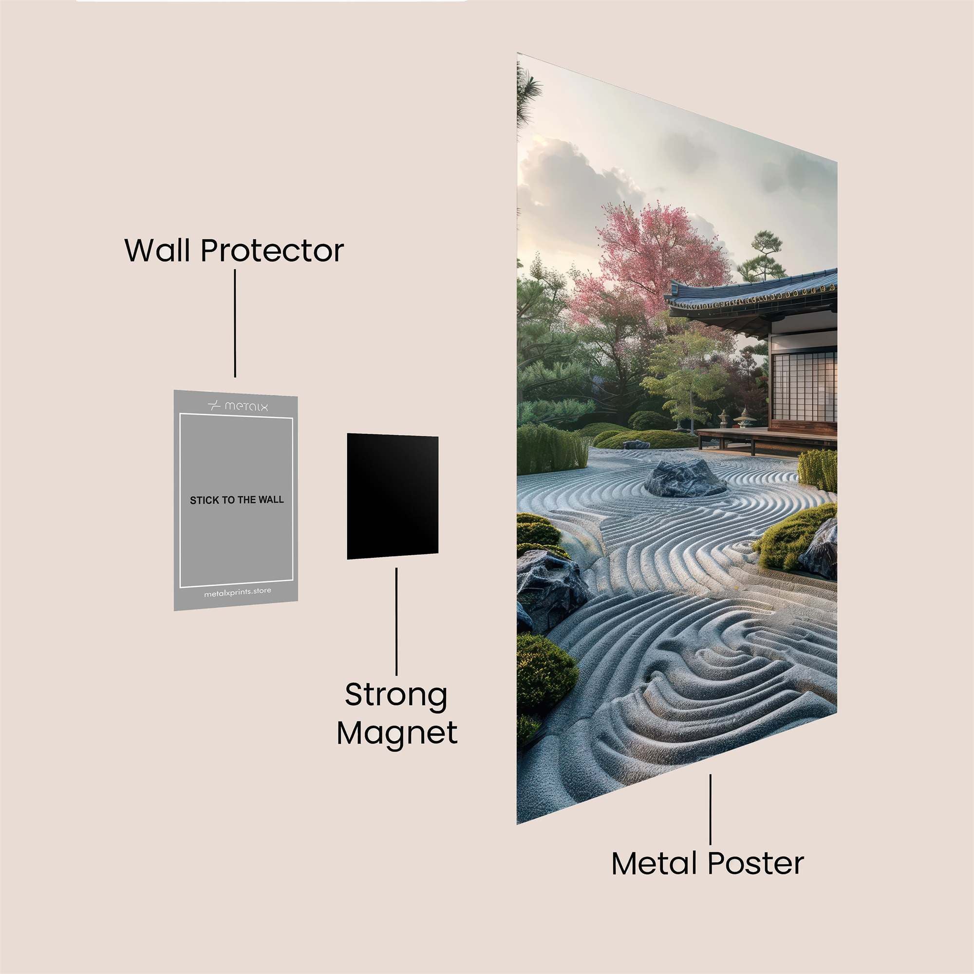 Zen Tranquility Safe Wall Magnetic / M