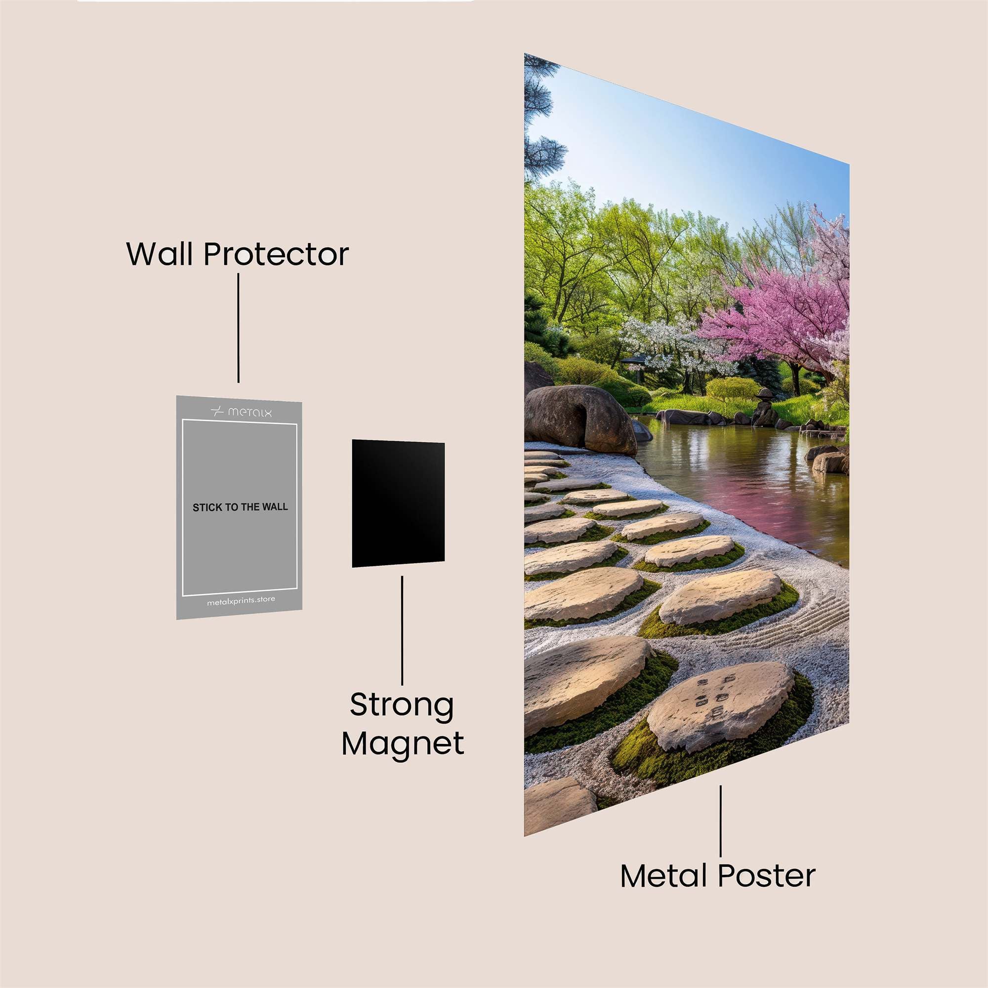 Blossom Serenity Safe Wall Magnetic / M