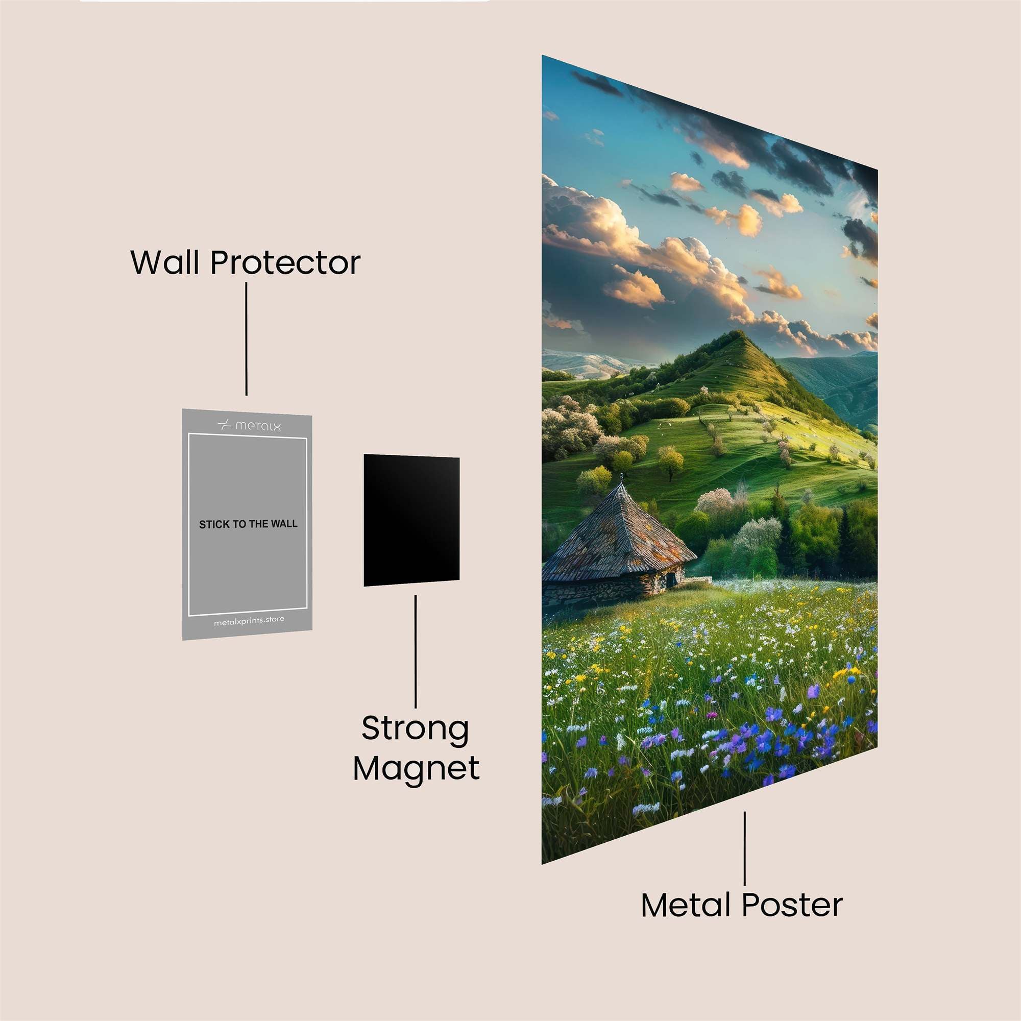 Meadow Dream Safe Wall Magnetic / M