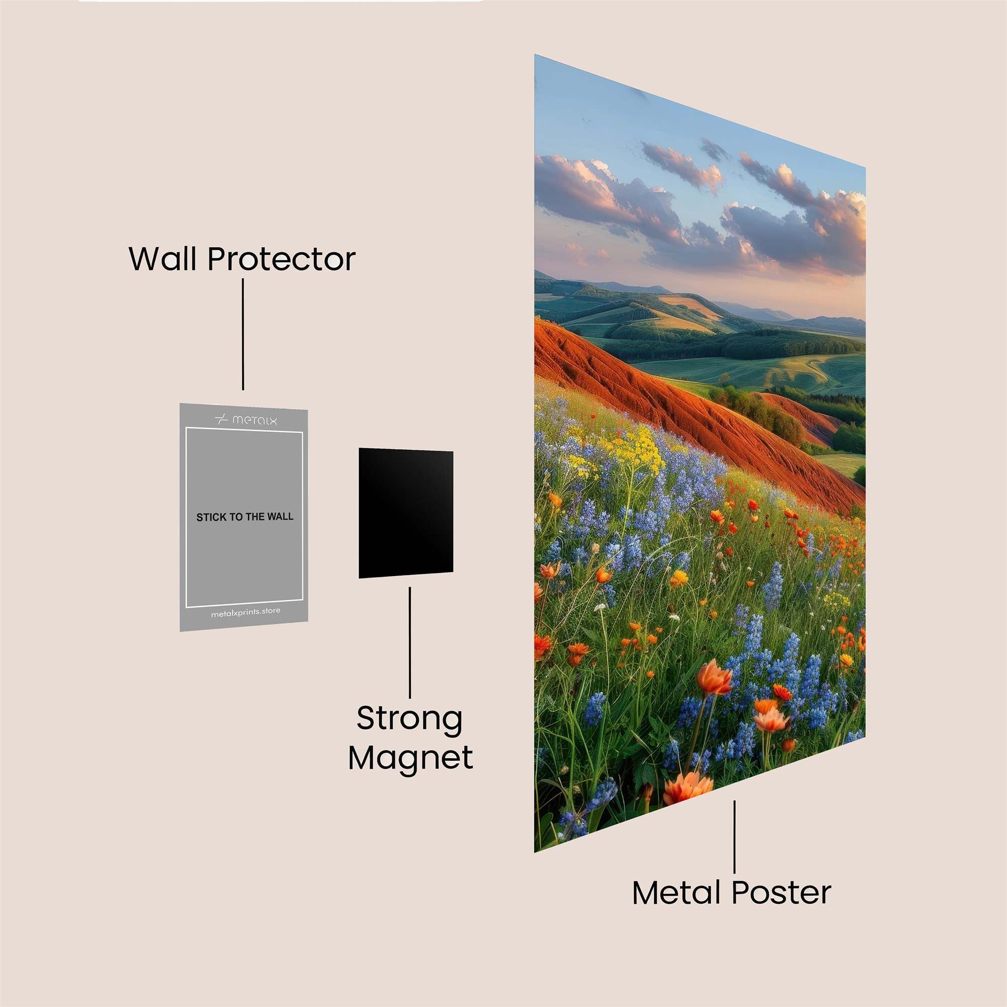 Sunset Symphony Safe Wall Magnetic / M