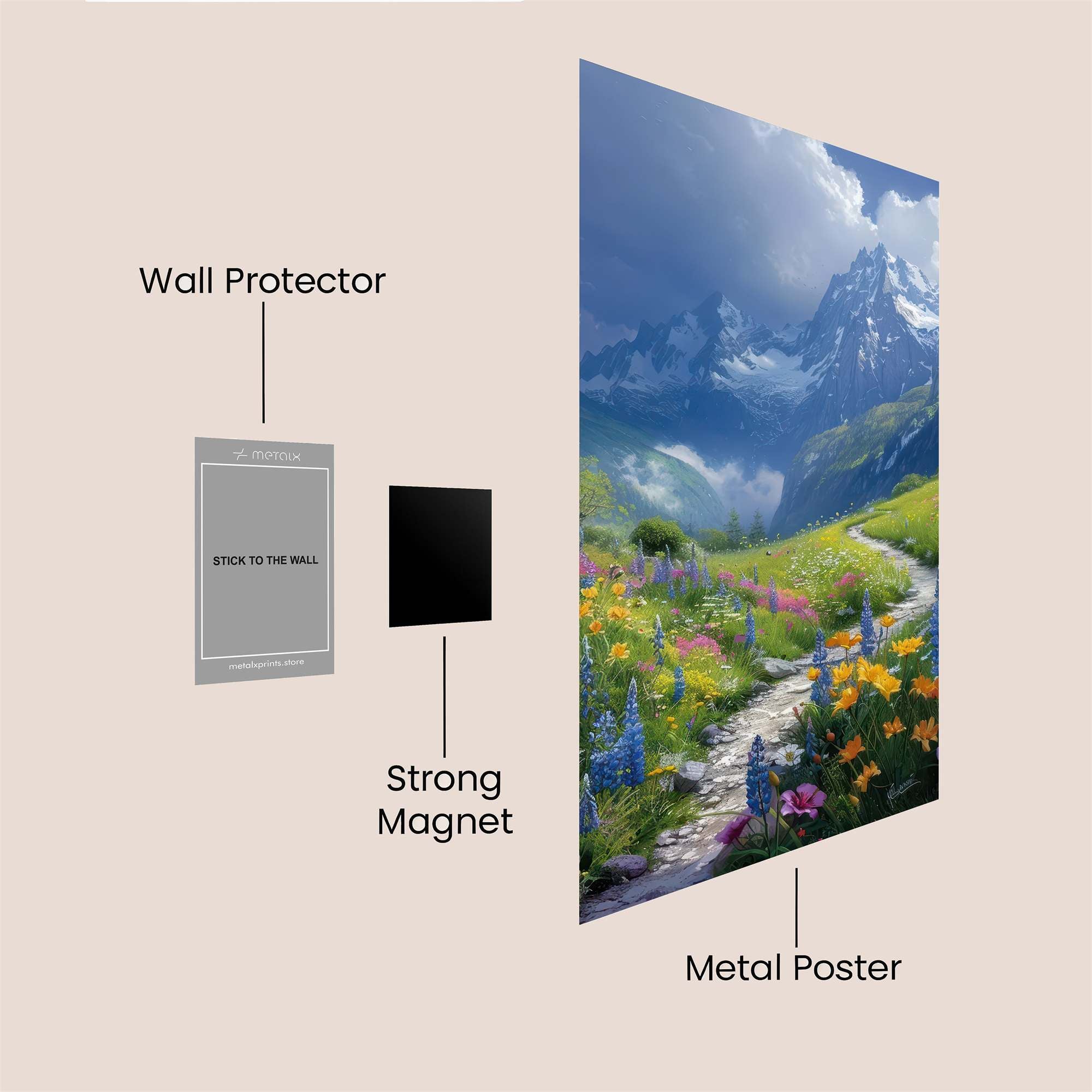 Alpine Bliss Safe Wall Magnetic / M