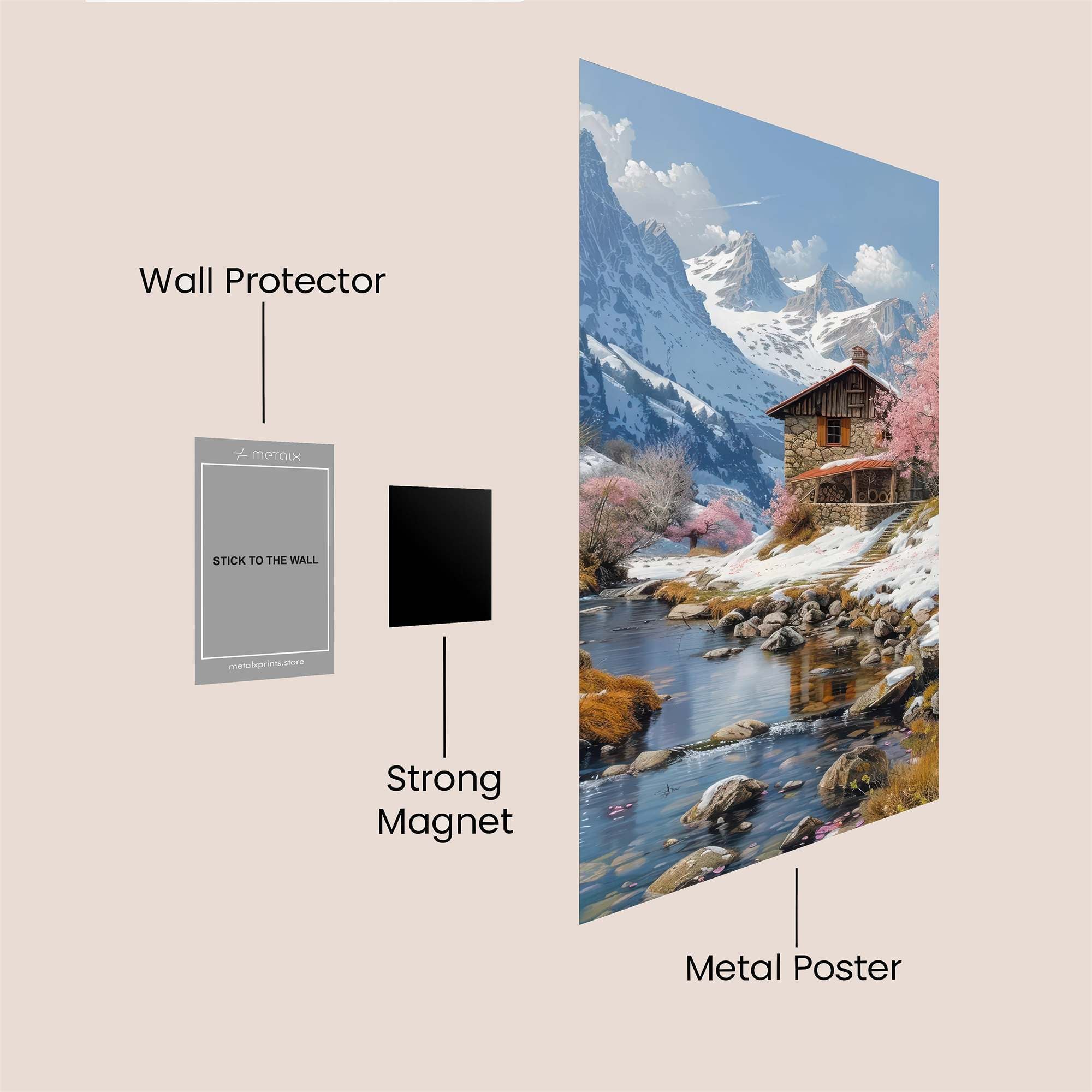 Alpine Bliss Safe Wall Magnetic / M