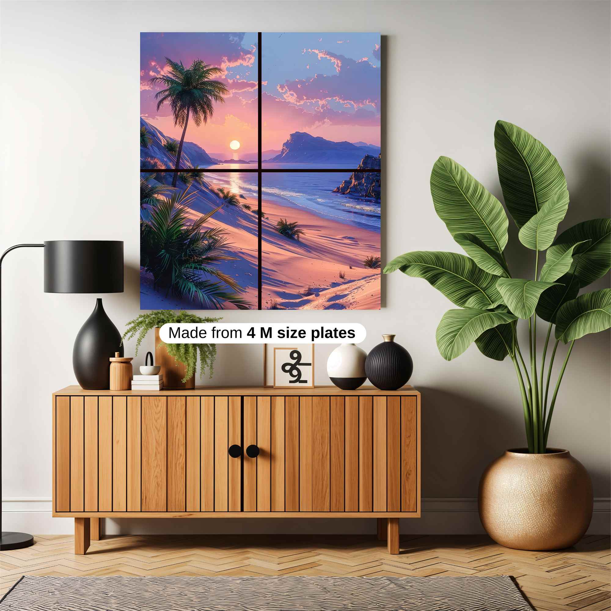 Sunset Serenity Safe Wall Magnetic / M