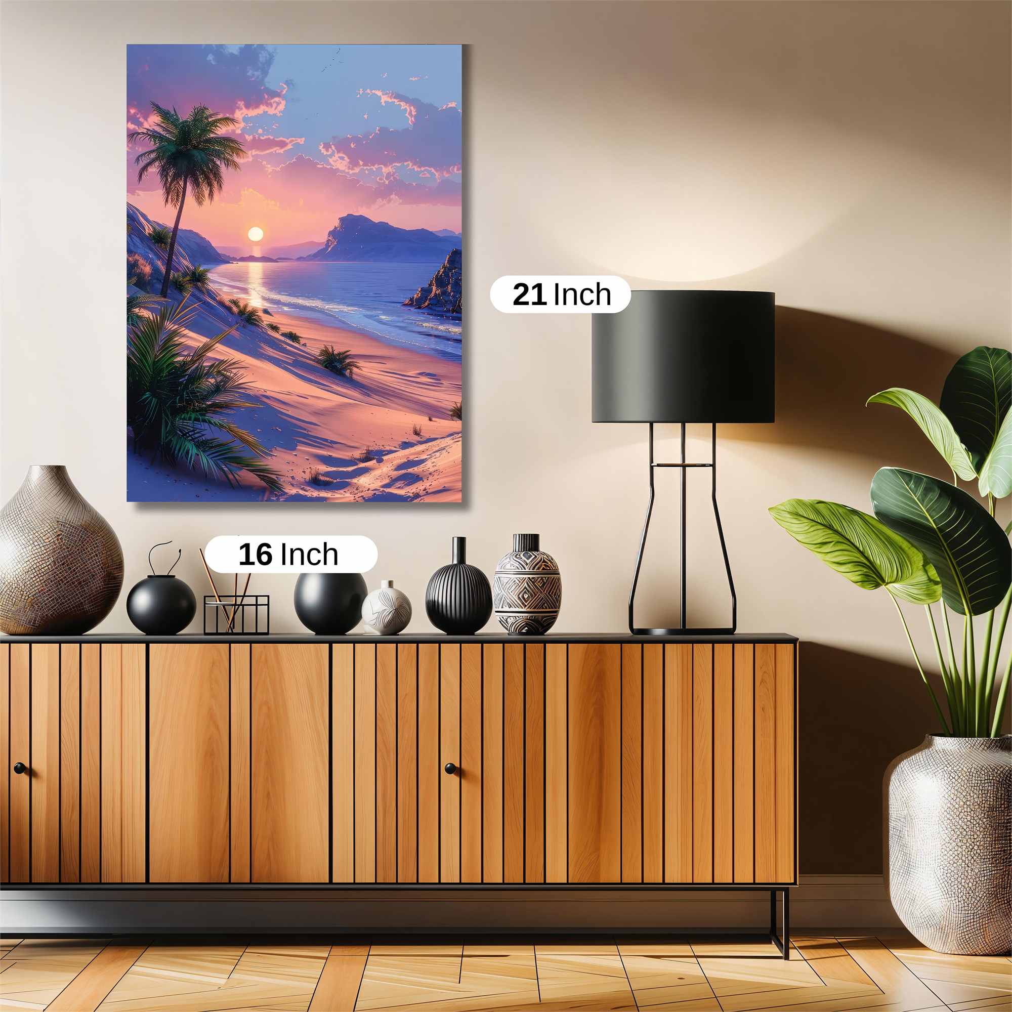 Sunset Serenity Safe Wall Magnetic / M