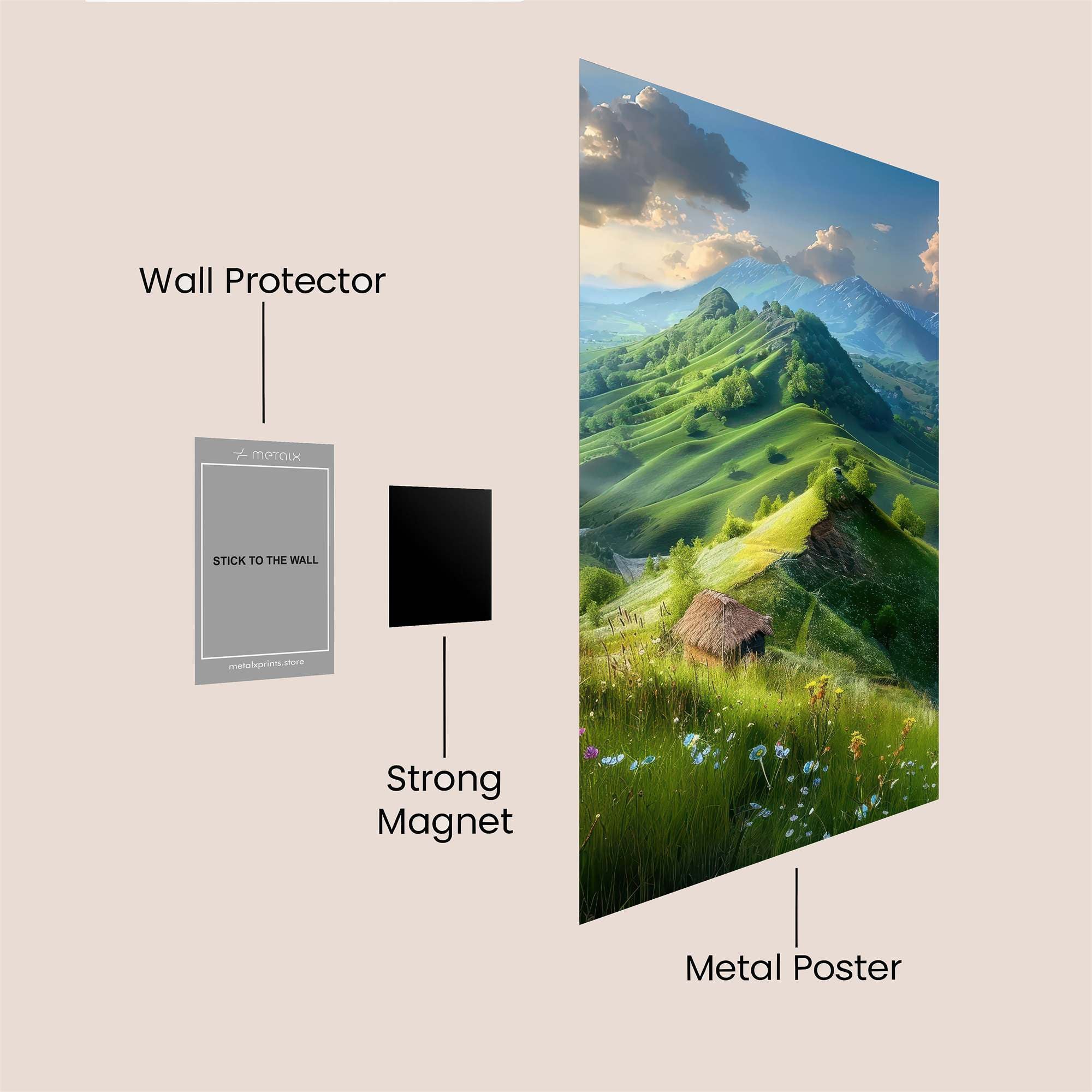 Alpine Bliss Safe Wall Magnetic / M