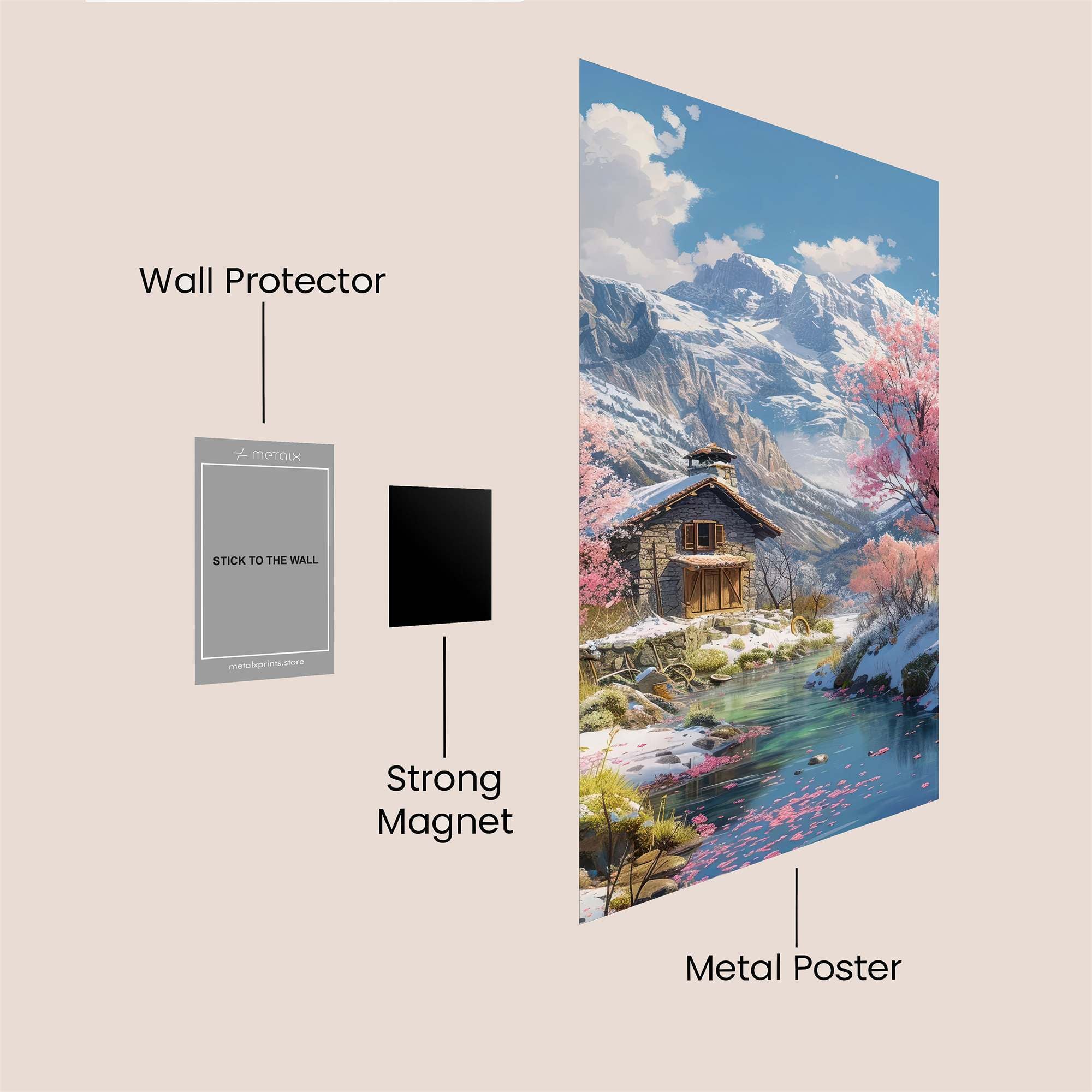 Alpine Serenity Safe Wall Magnetic / M
