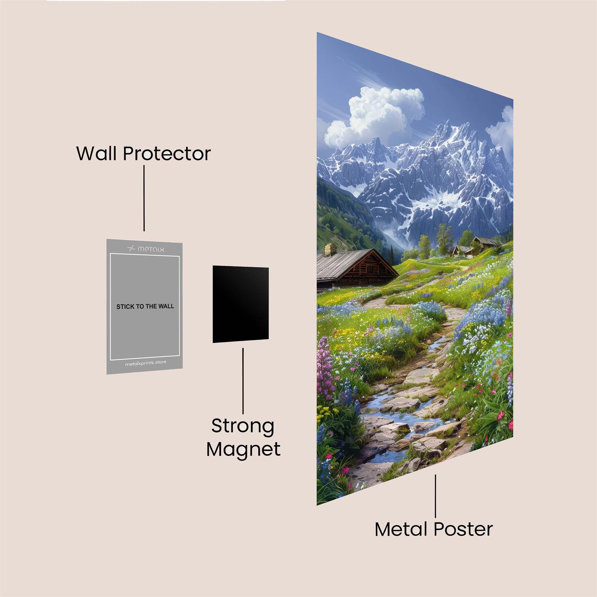 Matterhorn Serenity Safe Wall Magnetic / M
