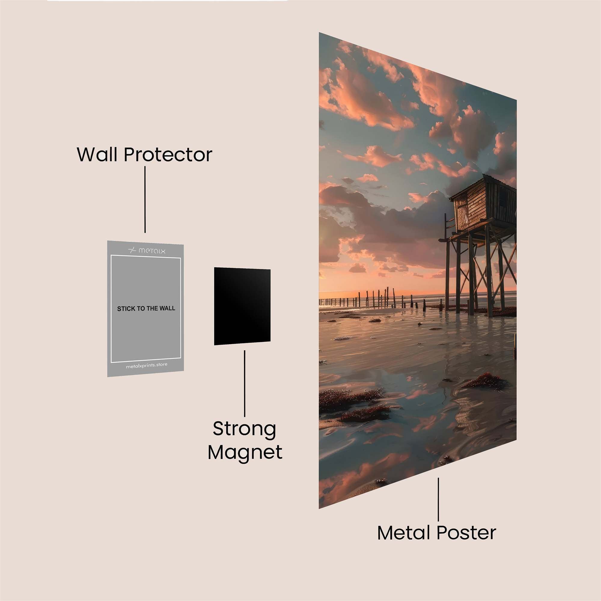 Watchtower Serenity Safe Wall Magnetic / M