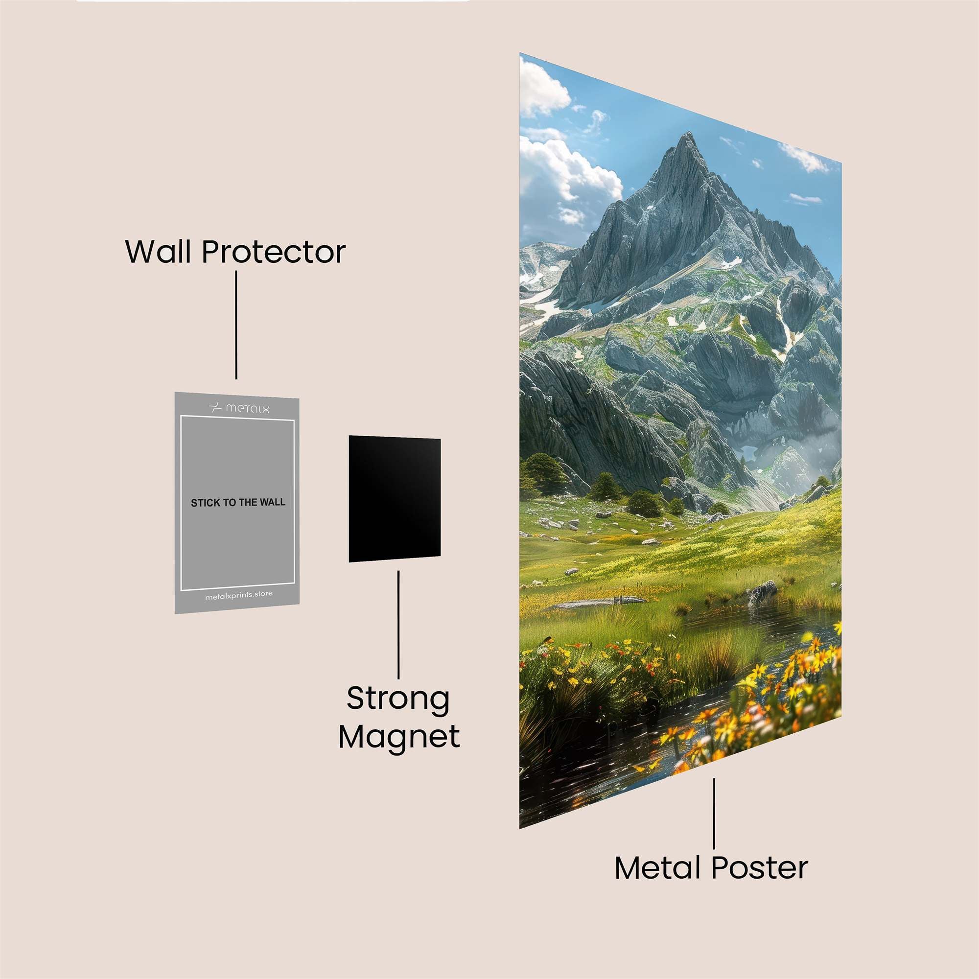 Matterhorn Serenity Safe Wall Magnetic / M