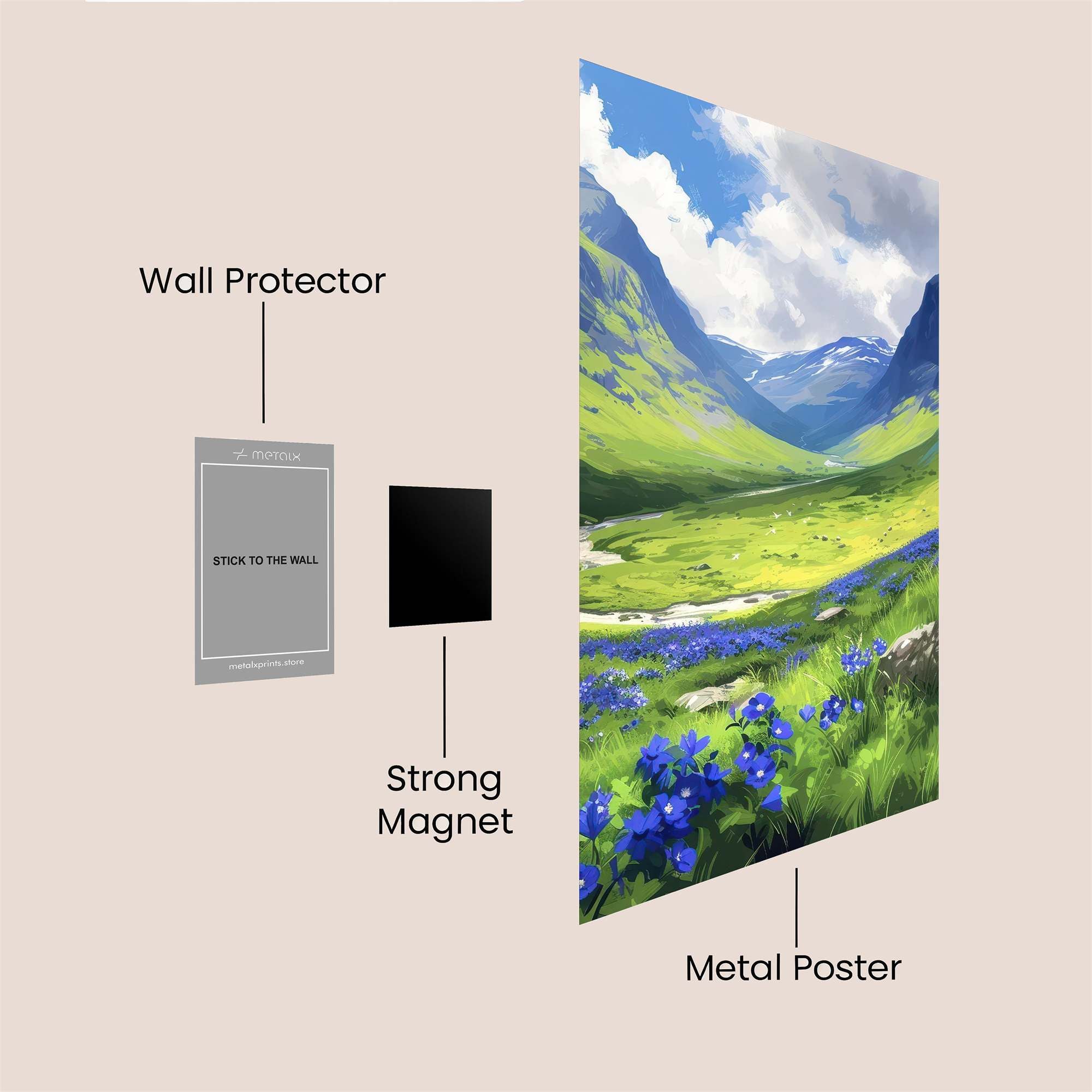 Valley Serenity Safe Wall Magnetic / M