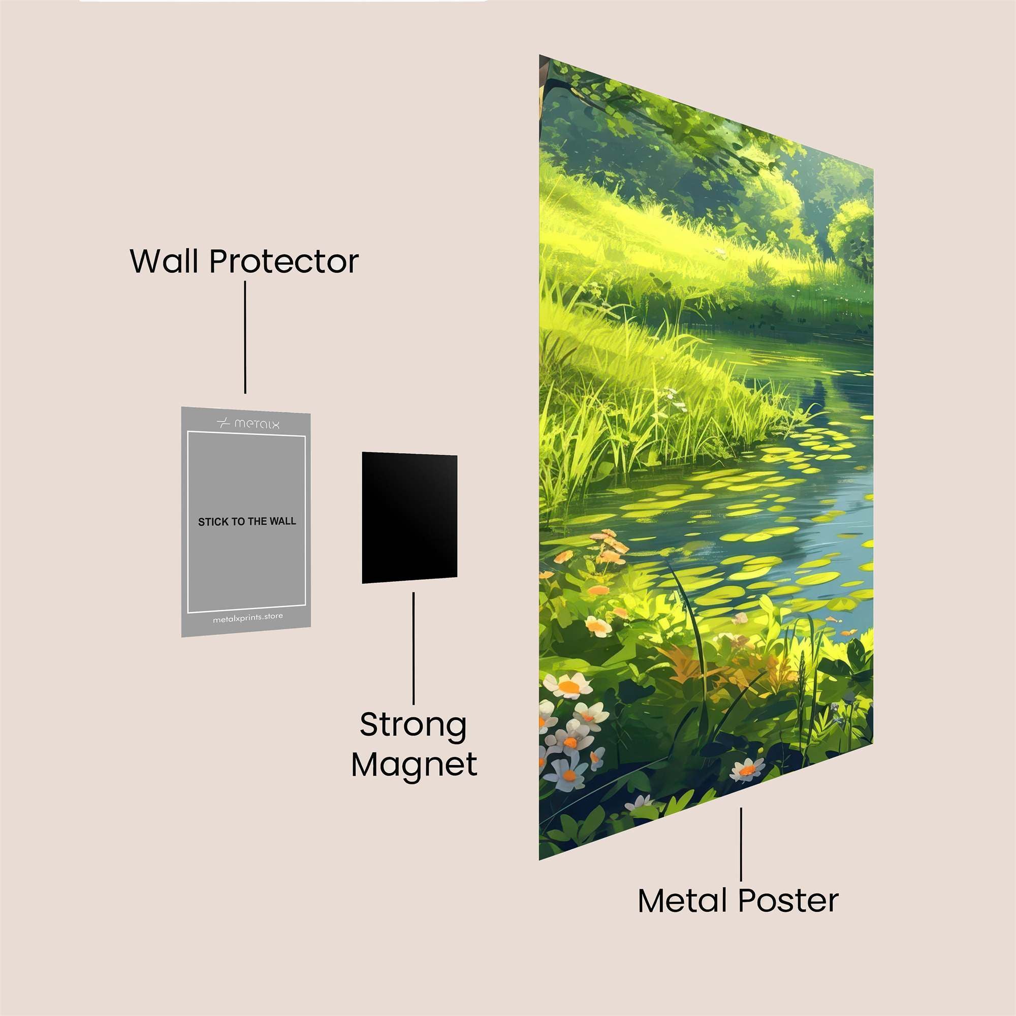 Forest Serenity Safe Wall Magnetic / M