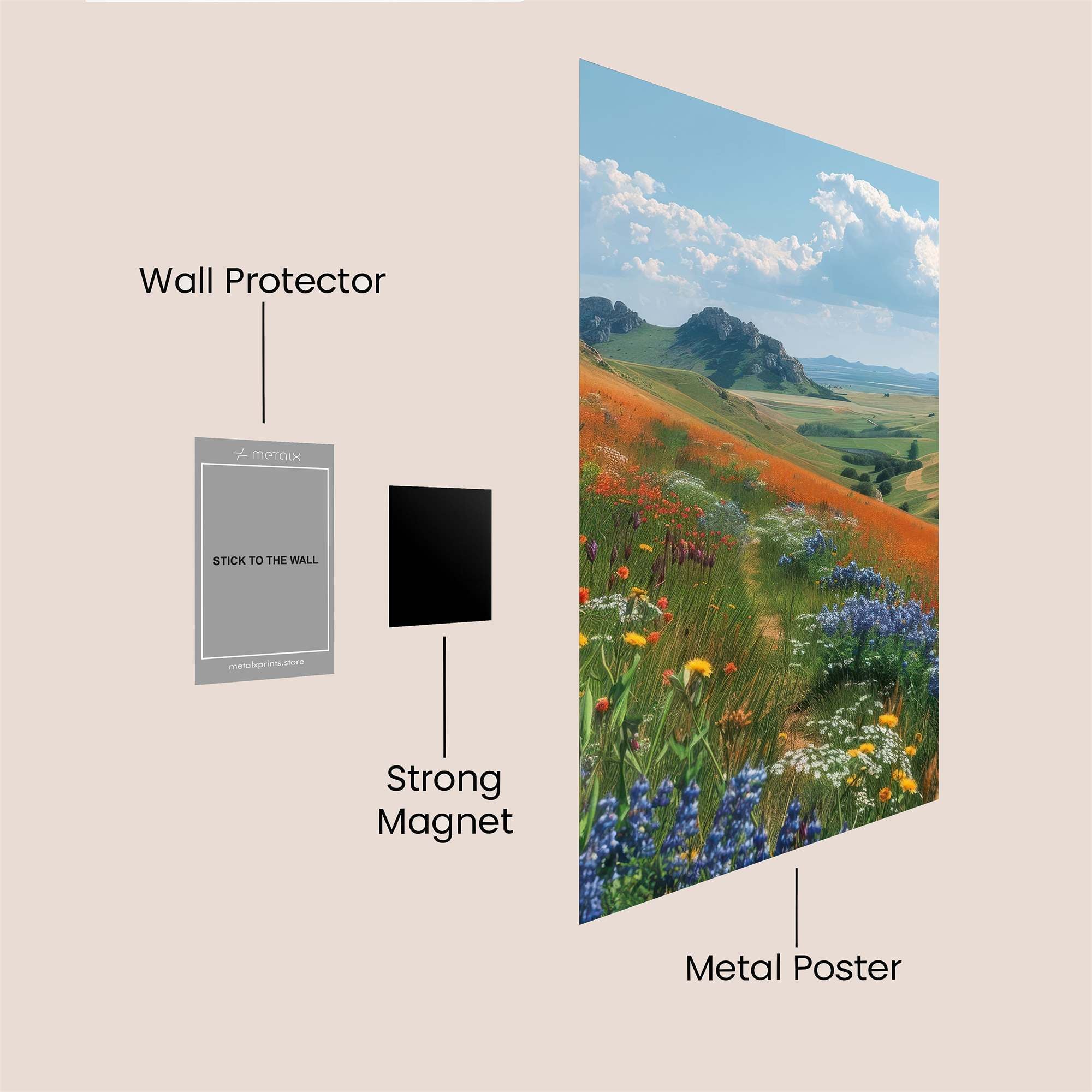 Prairie Bliss Safe Wall Magnetic / M