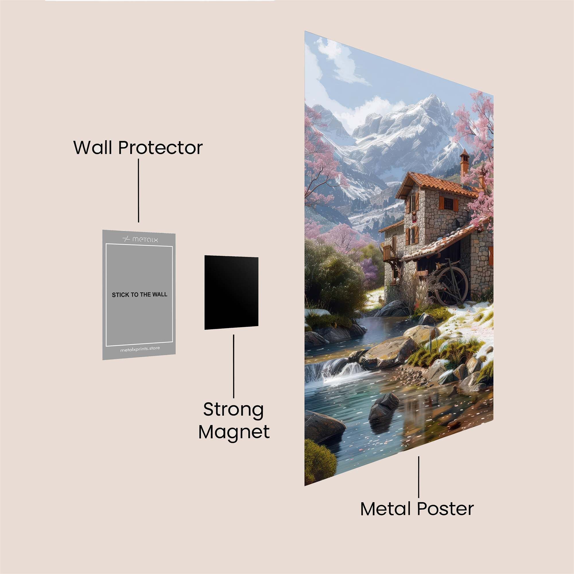 Alpine Serenity Safe Wall Magnetic / M