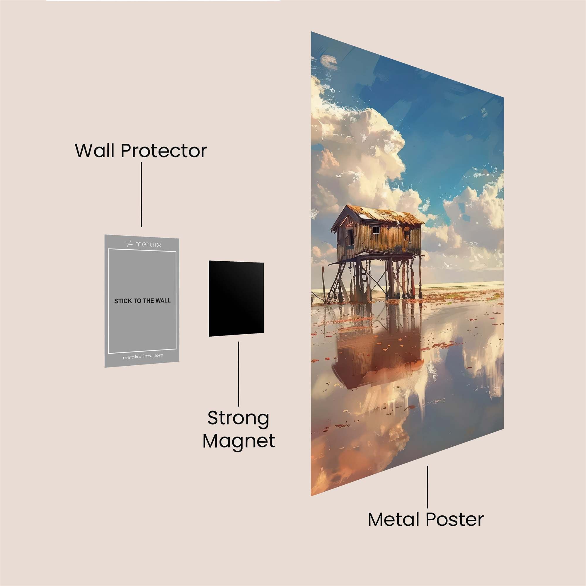 Shack Serenity Safe Wall Magnetic / M