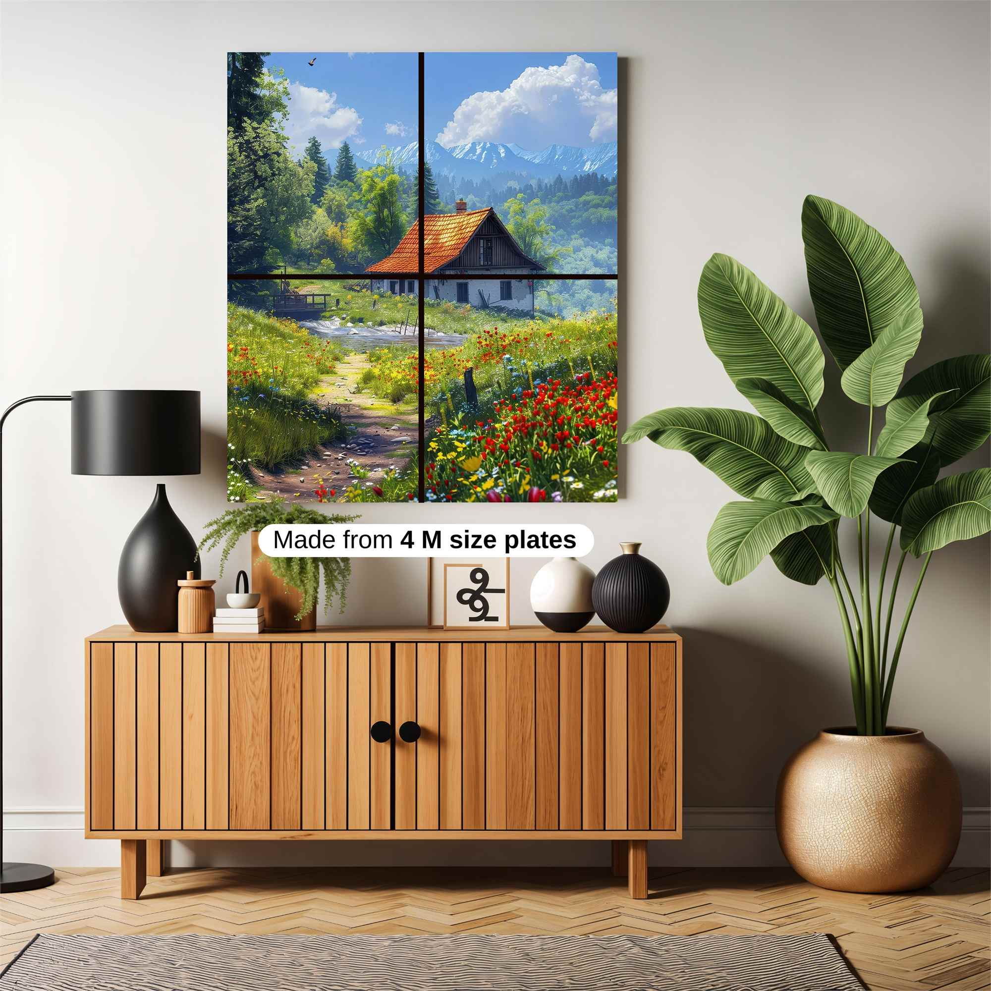 Cottage Serenity Safe Wall Magnetic / M