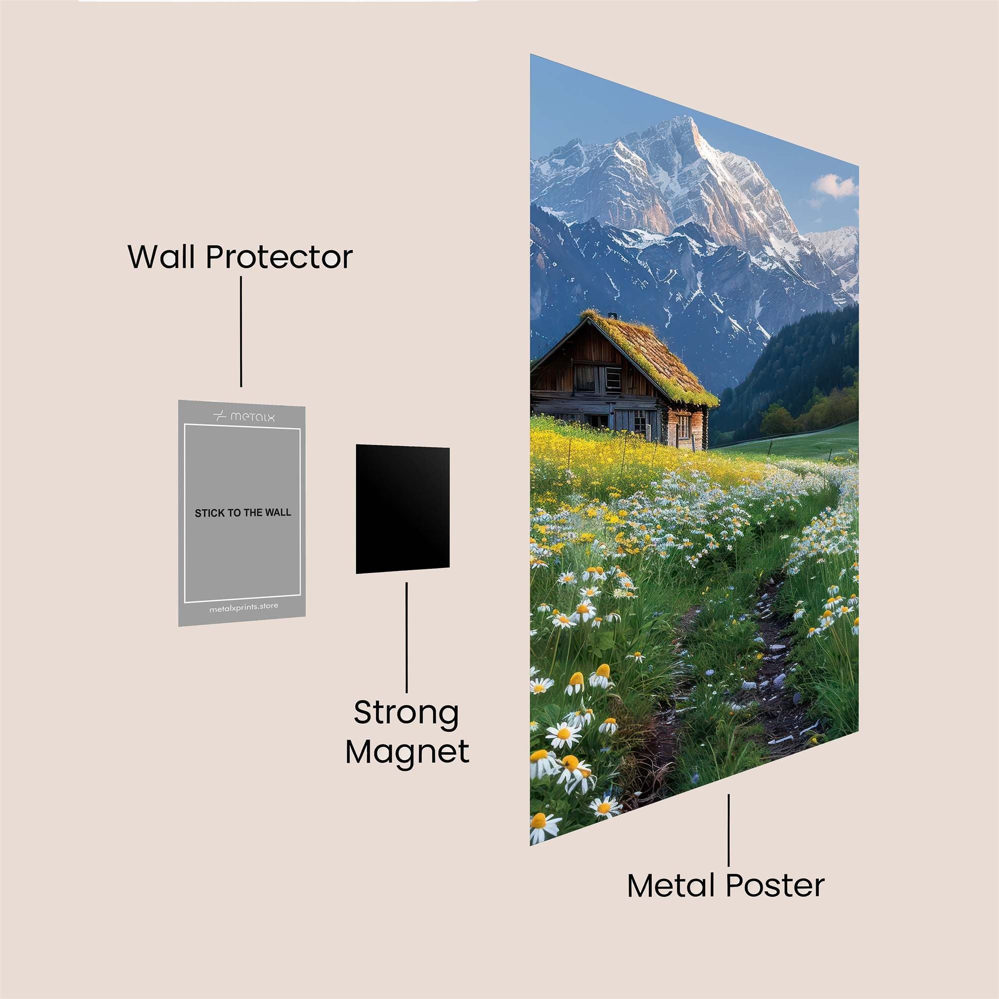 Alpine Serenity Safe Wall Magnetic / M