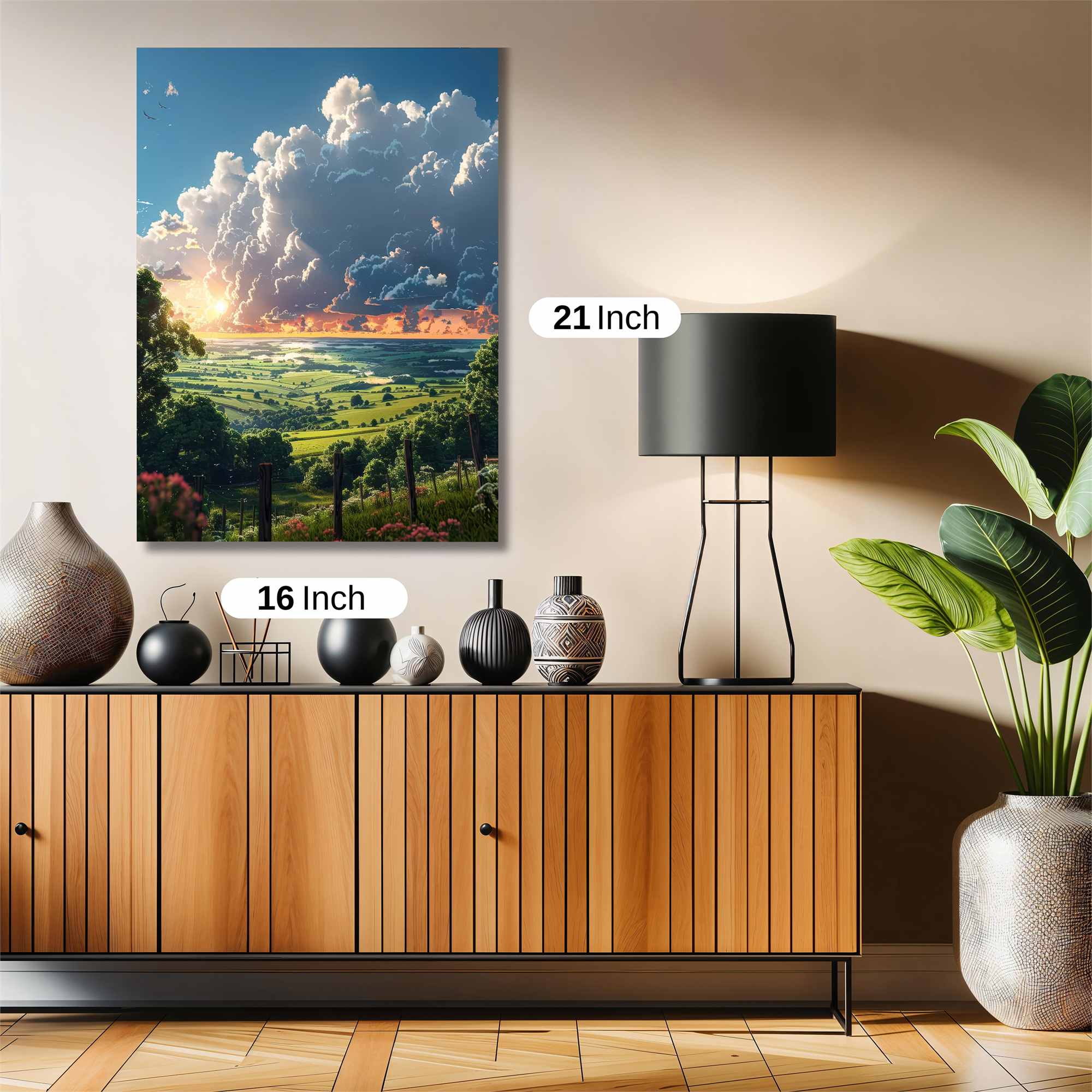 Sunset Serenity Safe Wall Magnetic / M