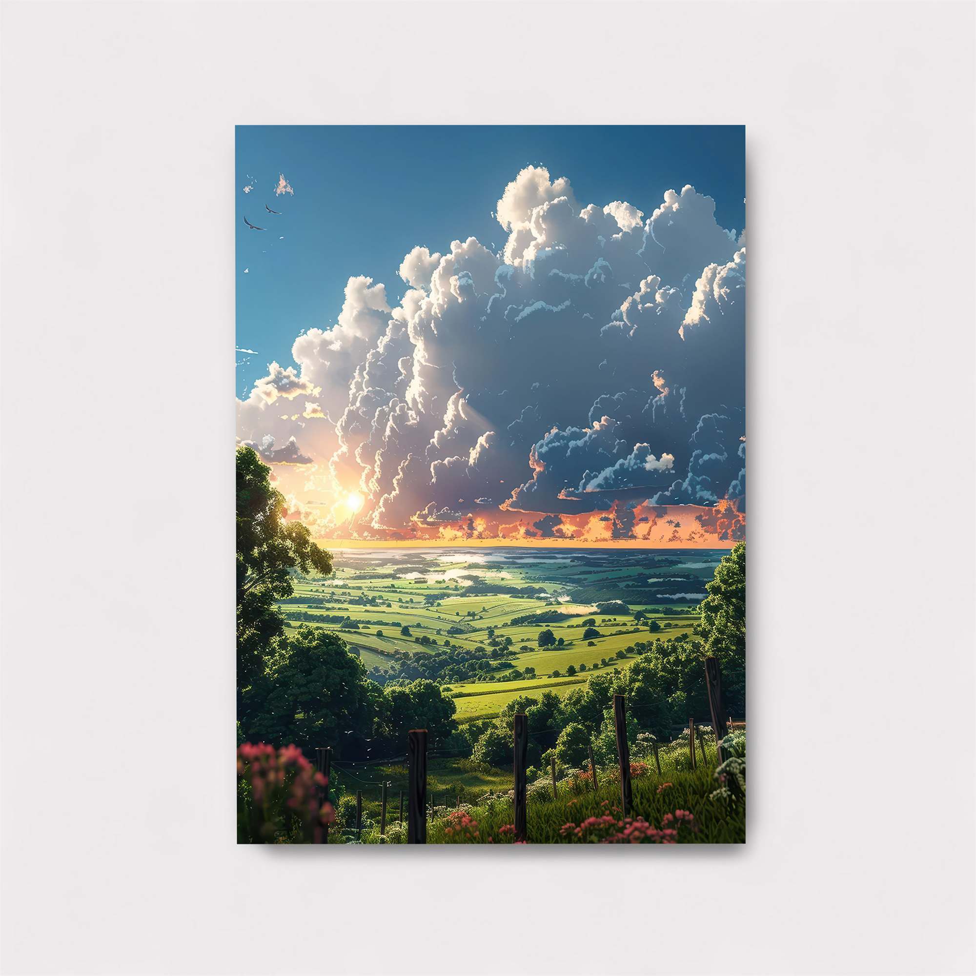 Sunset Serenity Safe Wall Magnetic / M