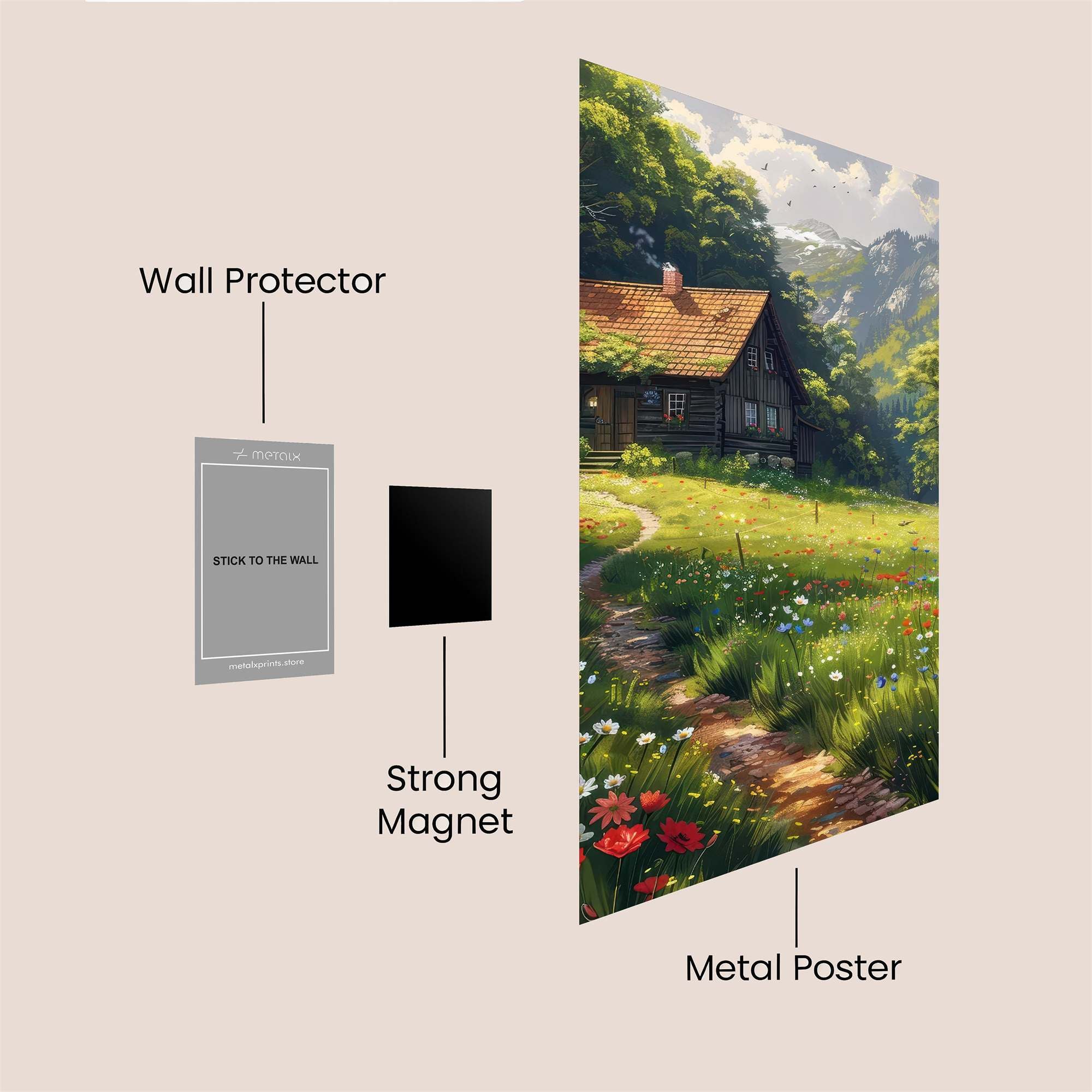 Cabin Serenity Safe Wall Magnetic / M