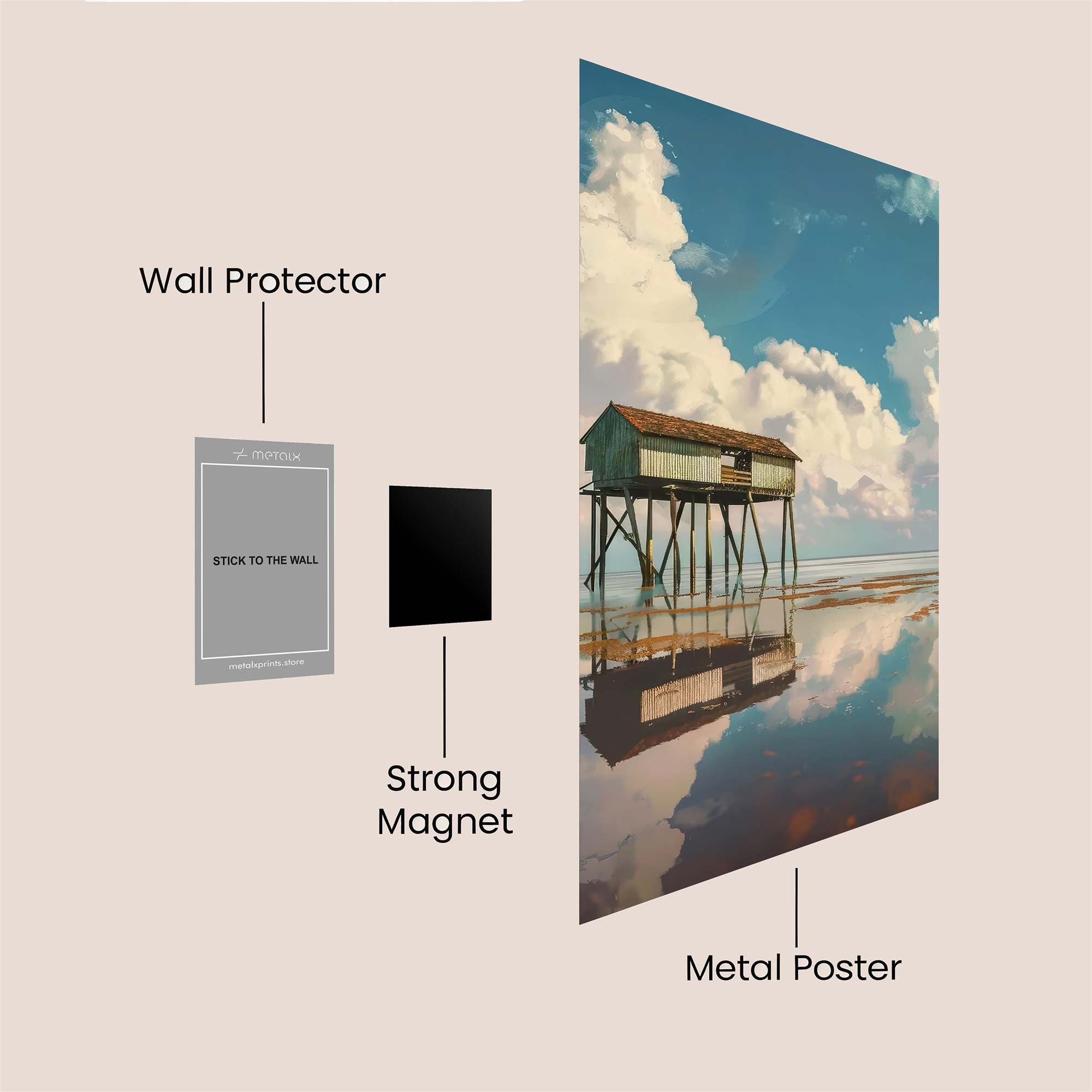 Stilt Serenity Safe Wall Magnetic / M