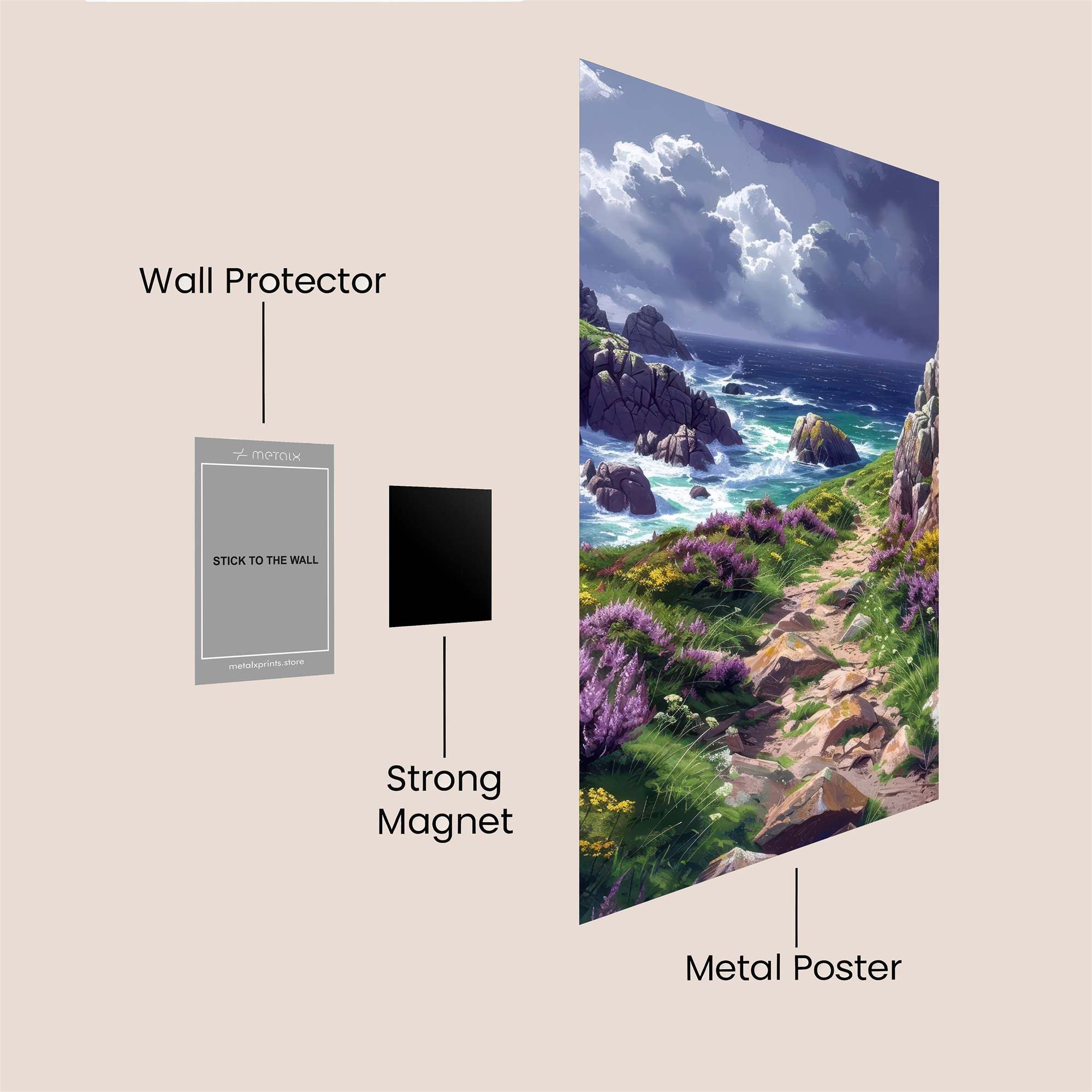 Coastal Serenity Safe Wall Magnetic / M