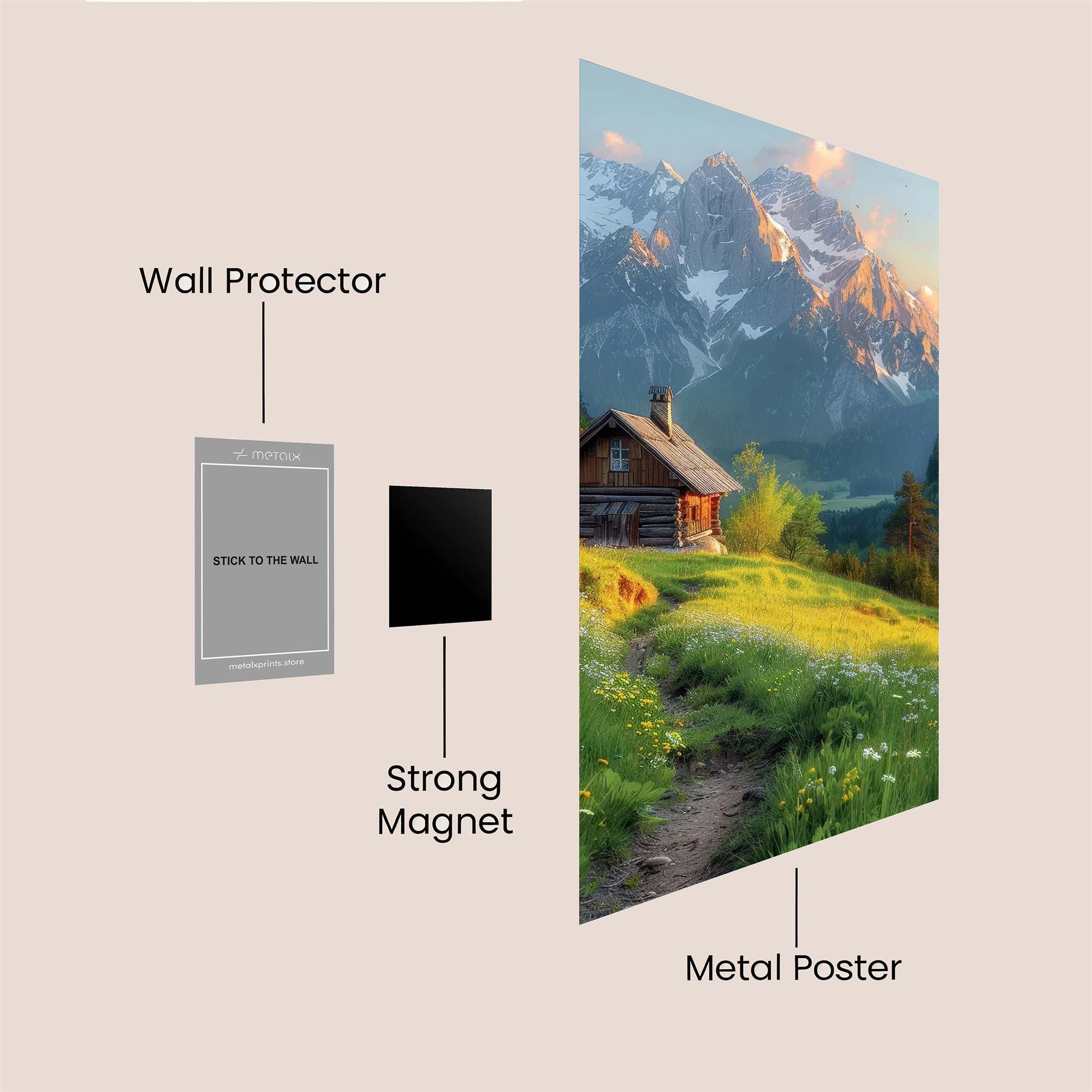 Alpine Serenity Safe Wall Magnetic / M