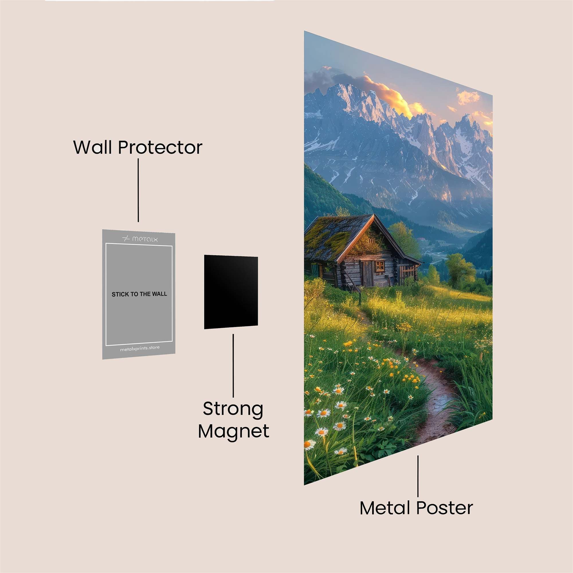 Alpine Serenity Safe Wall Magnetic / M