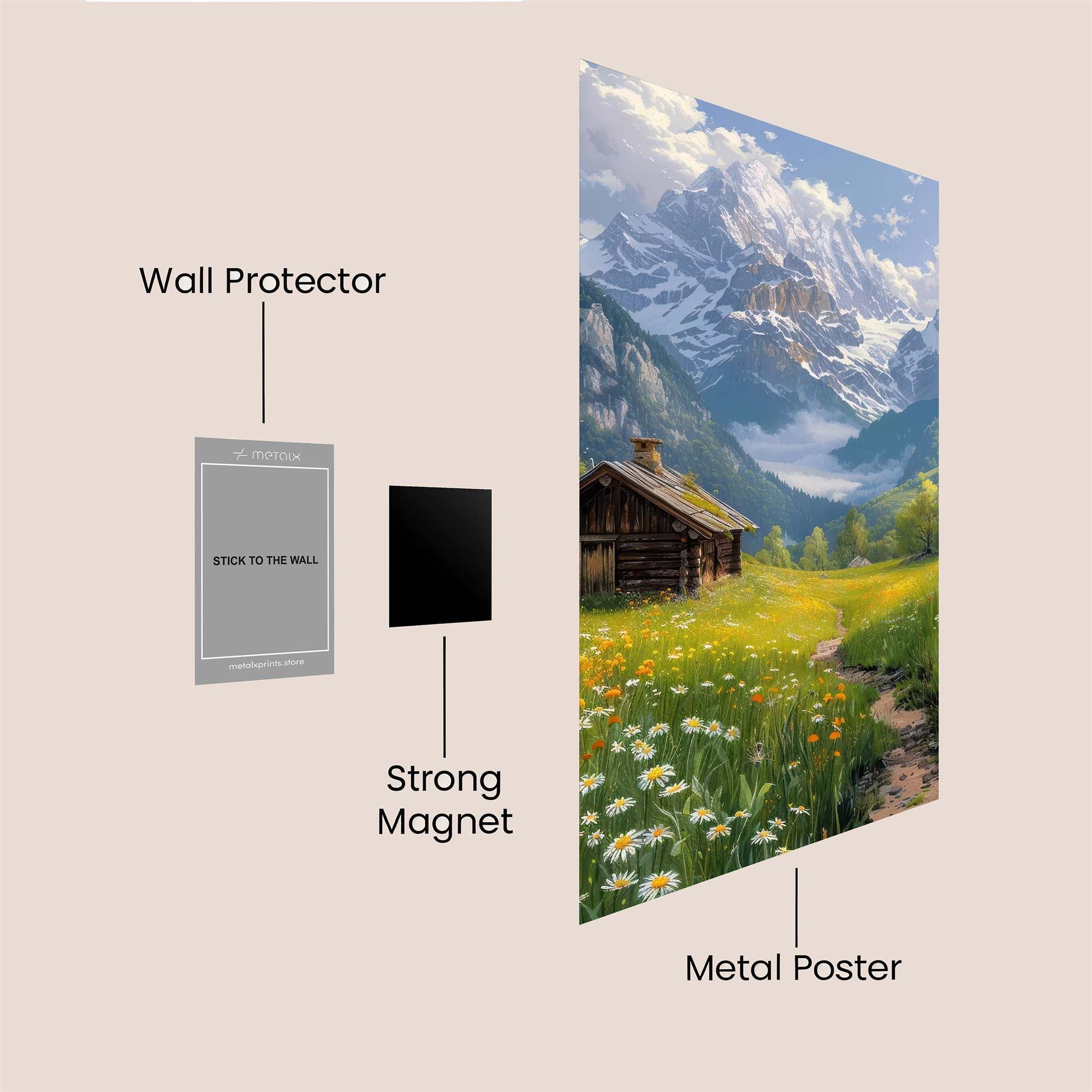 Matterhorn Serenity Safe Wall Magnetic / M