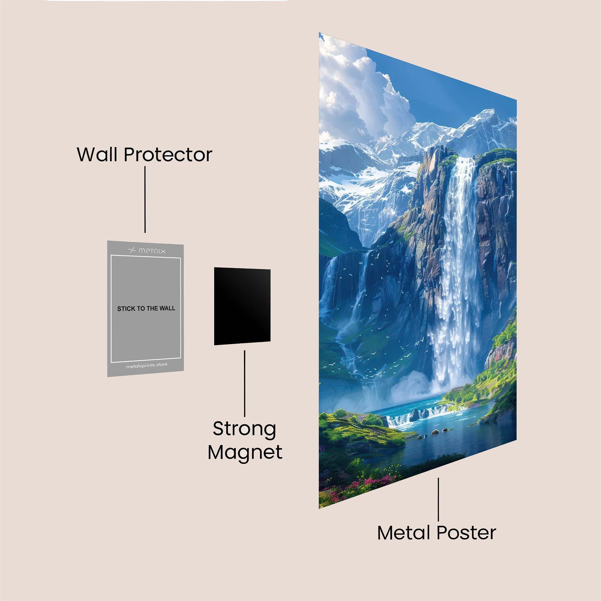 Majestic Serenity Safe Wall Magnetic / M