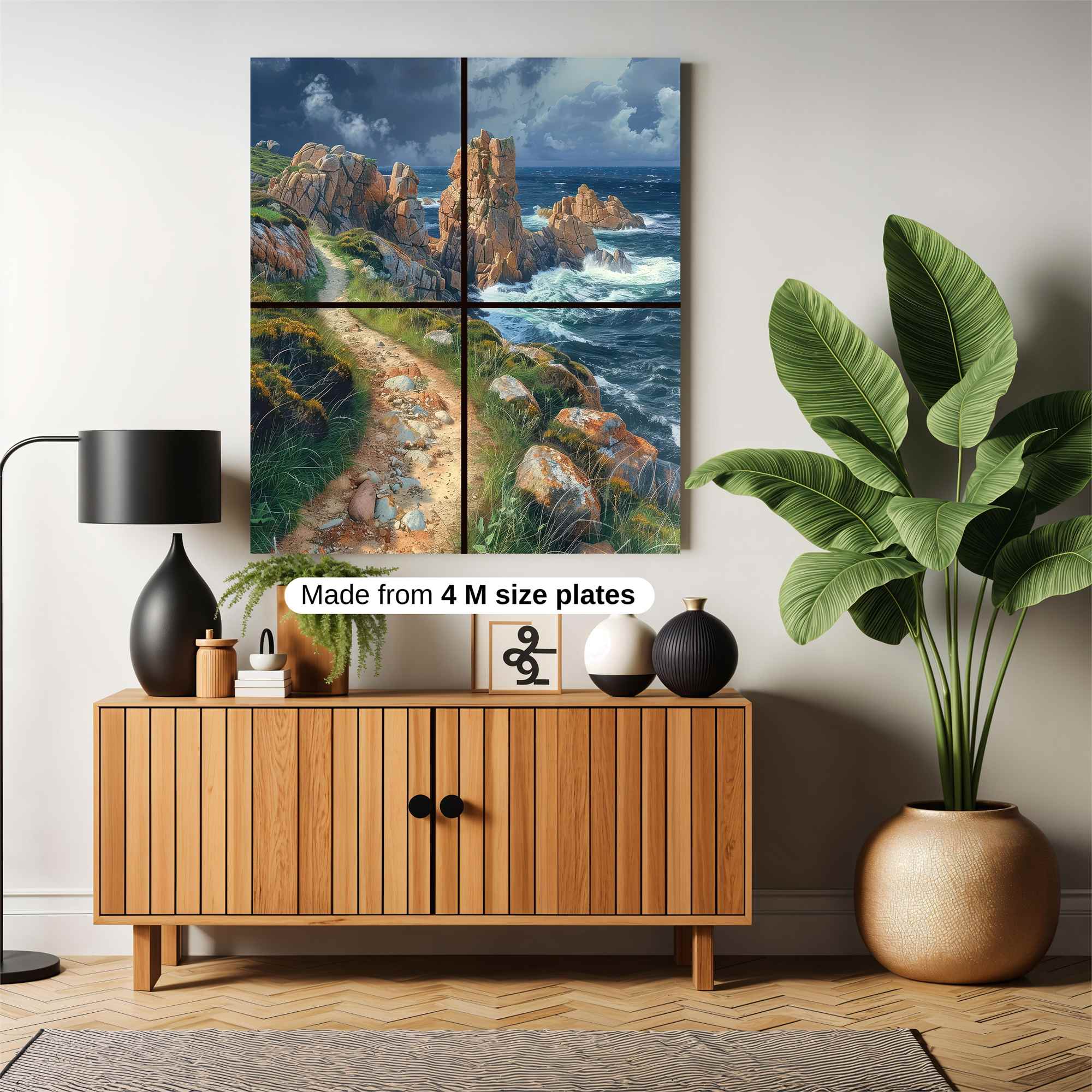 Coastal Serenity Safe Wall Magnetic / M