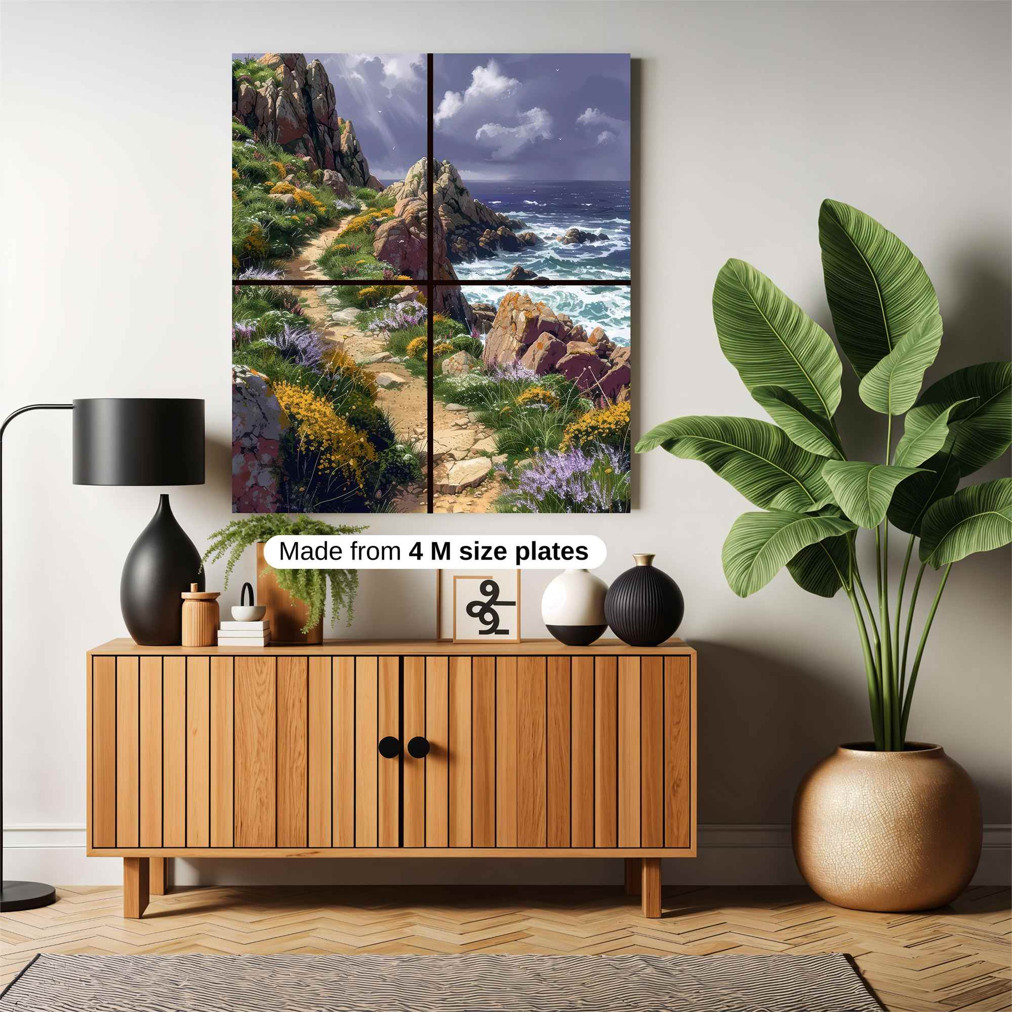 Coastal Serenity Safe Wall Magnetic / M