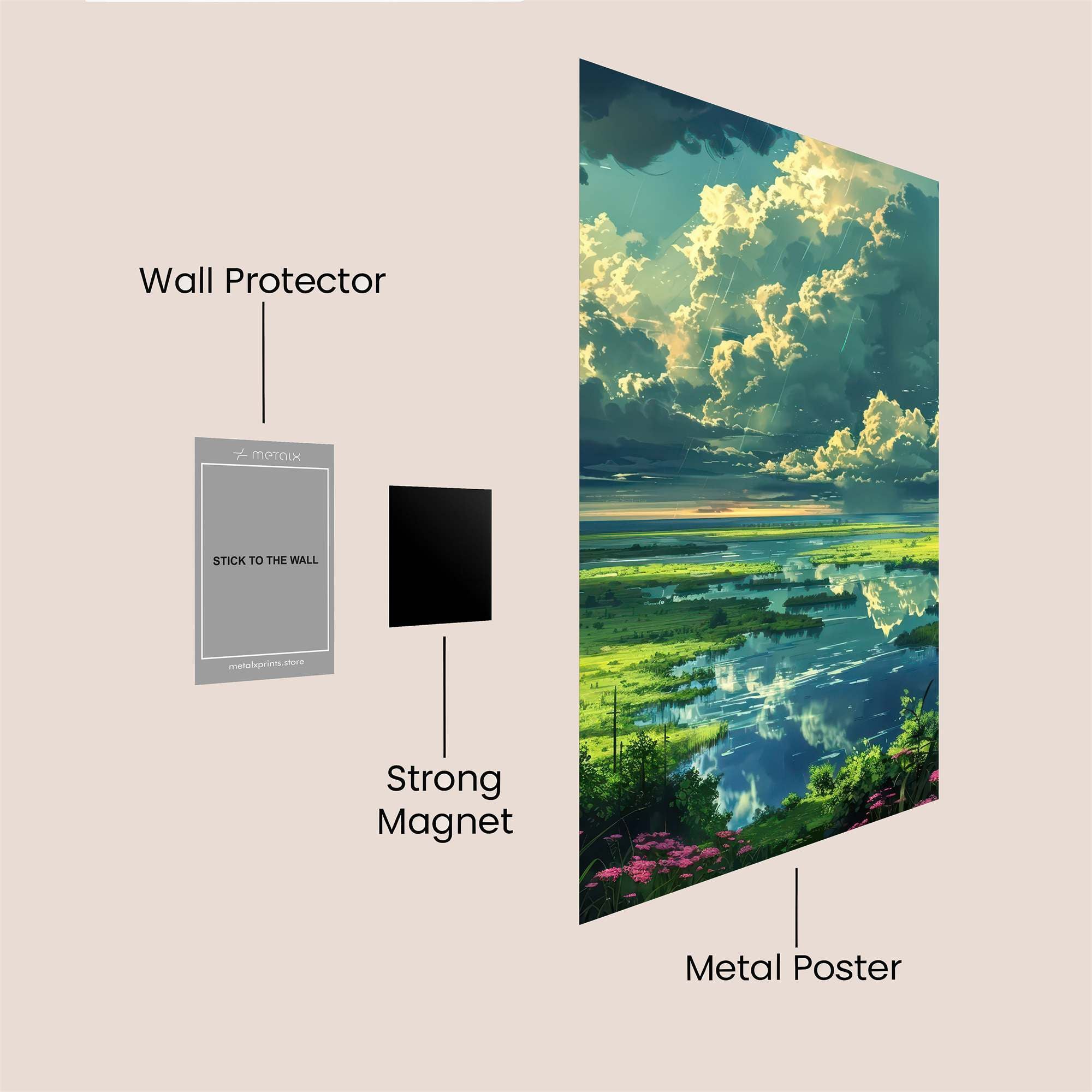 Sky Serenade Safe Wall Magnetic / M