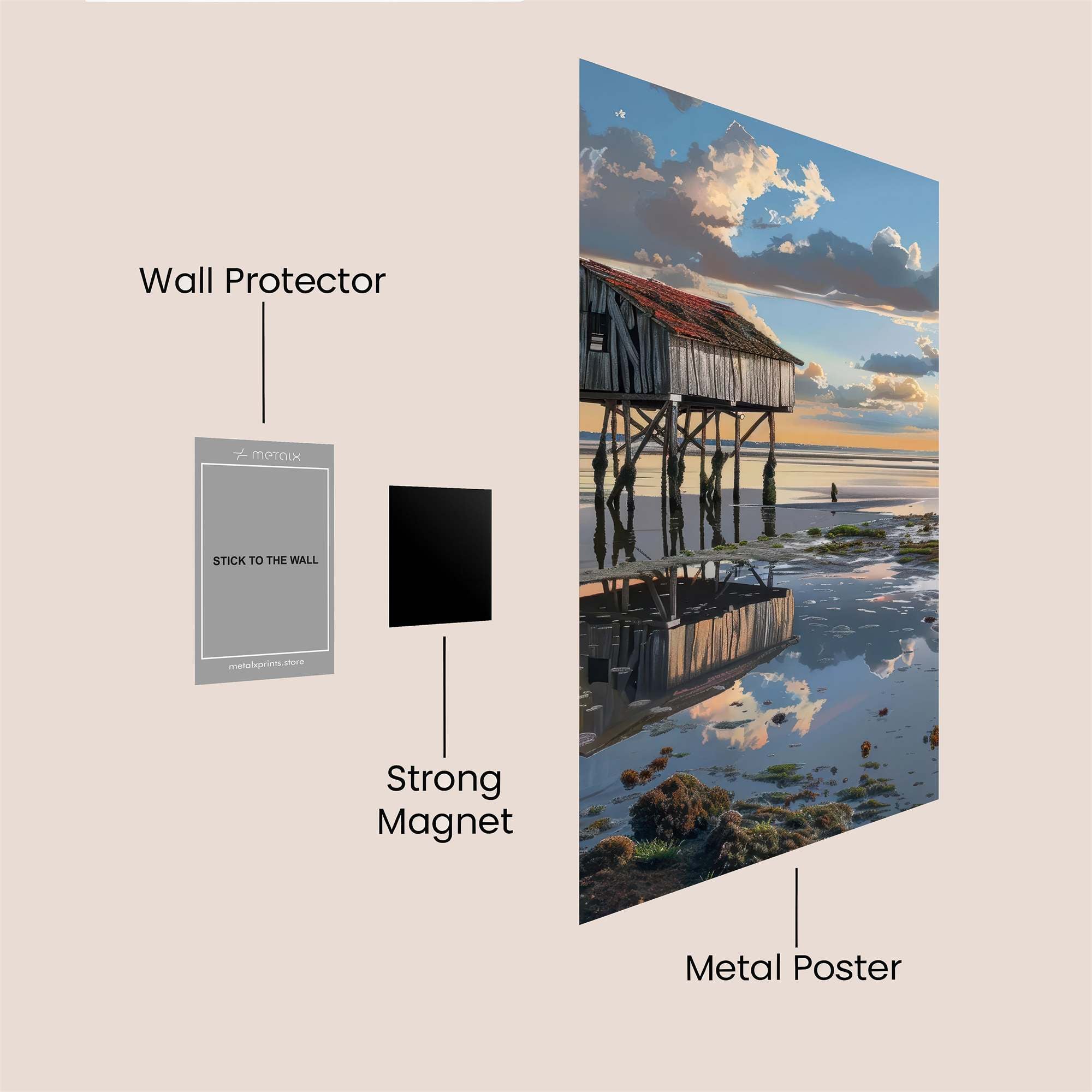 Shack Serenity Safe Wall Magnetic / M