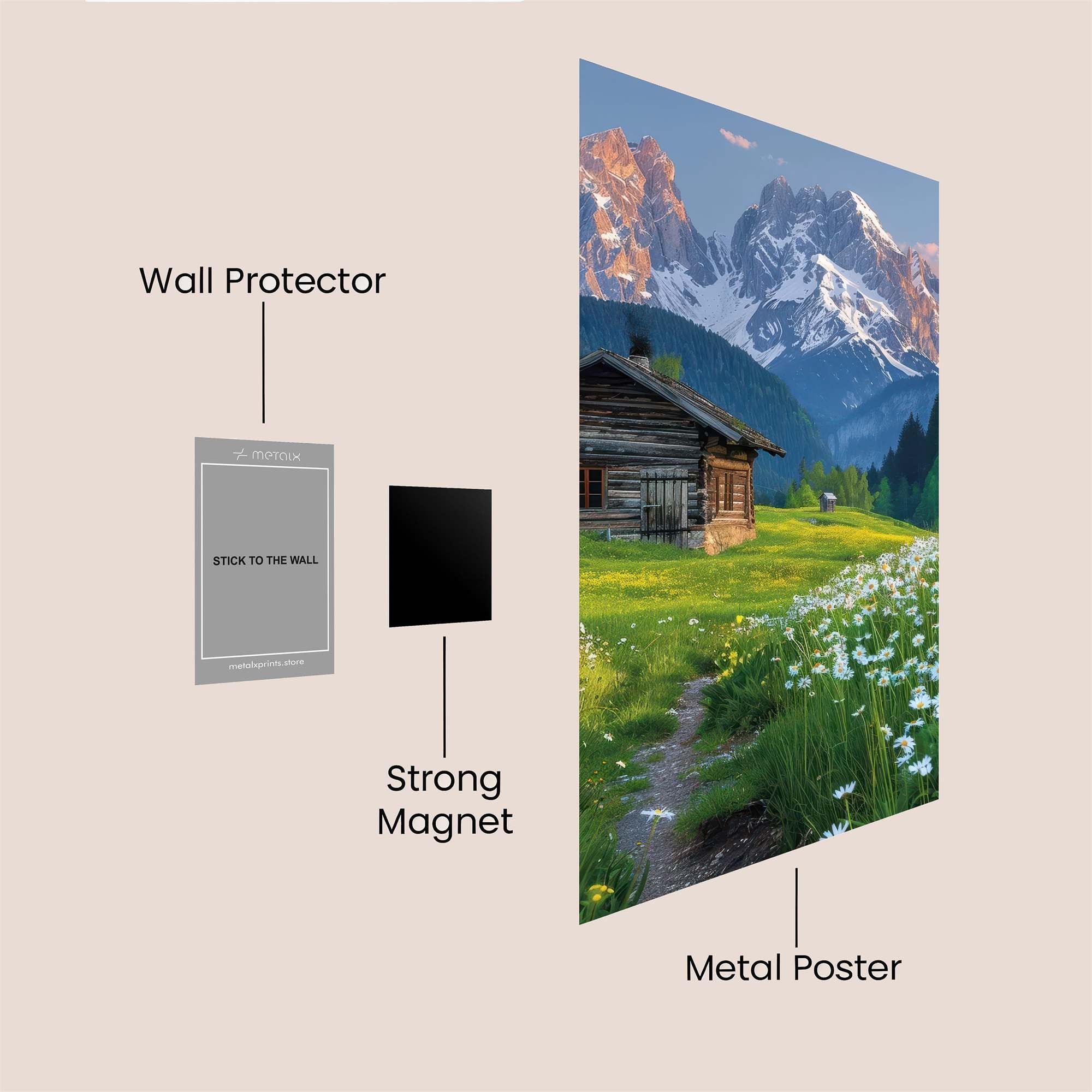 Alpine Serenity Safe Wall Magnetic / M