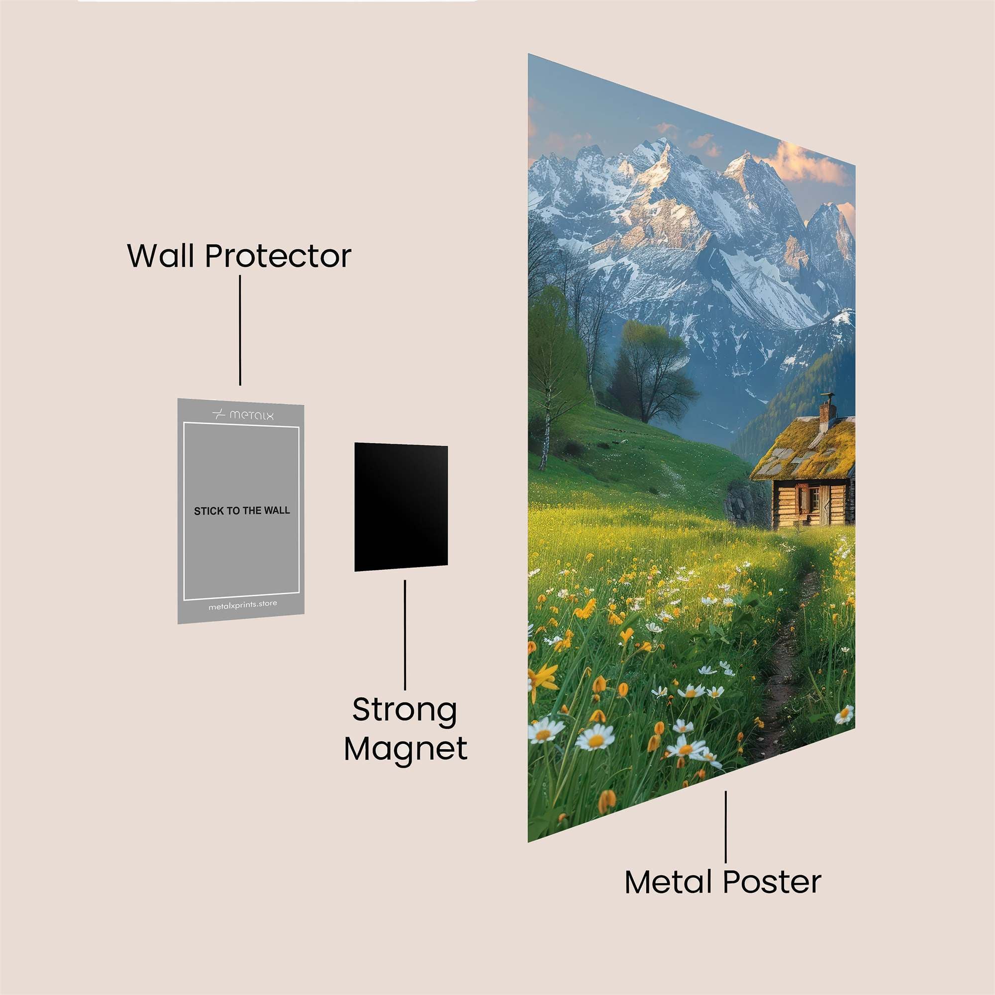 Alpine Serenity Safe Wall Magnetic / M