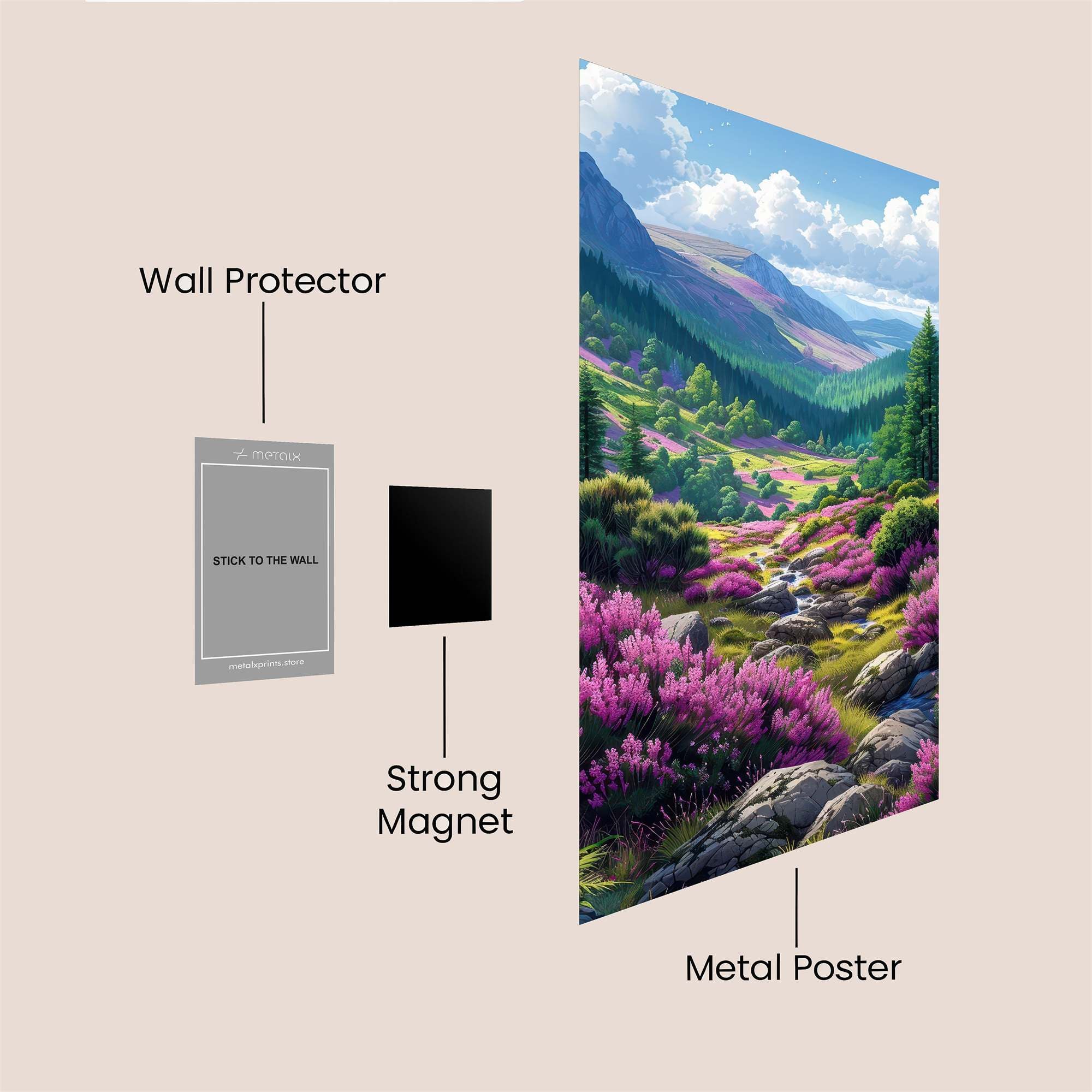 Mystic Valley Safe Wall Magnetic / M