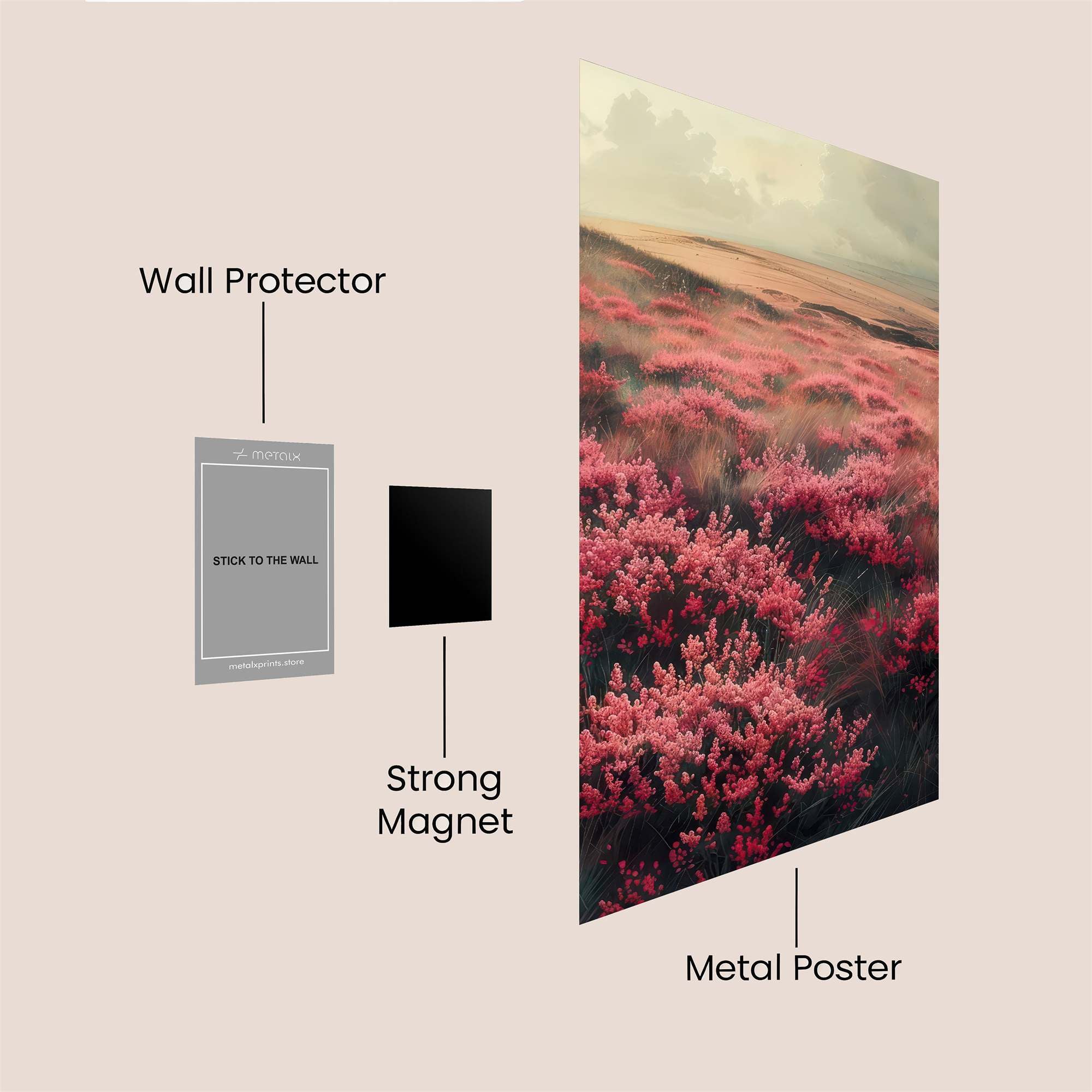 Heathland Dream Safe Wall Magnetic / M