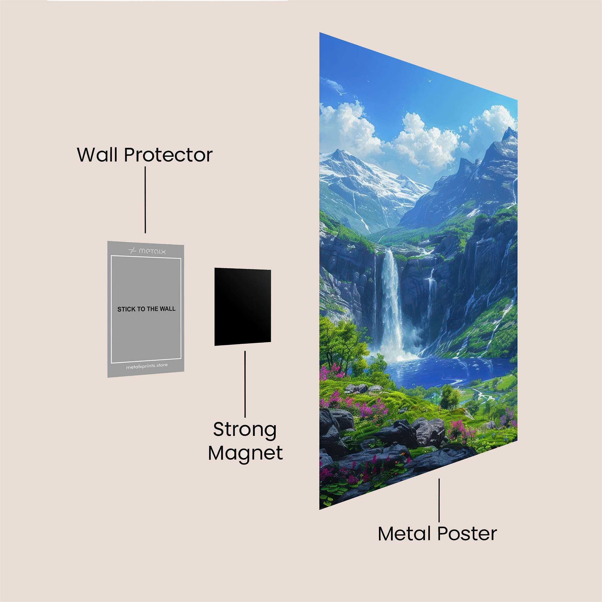 Alpine Serenity Safe Wall Magnetic / M