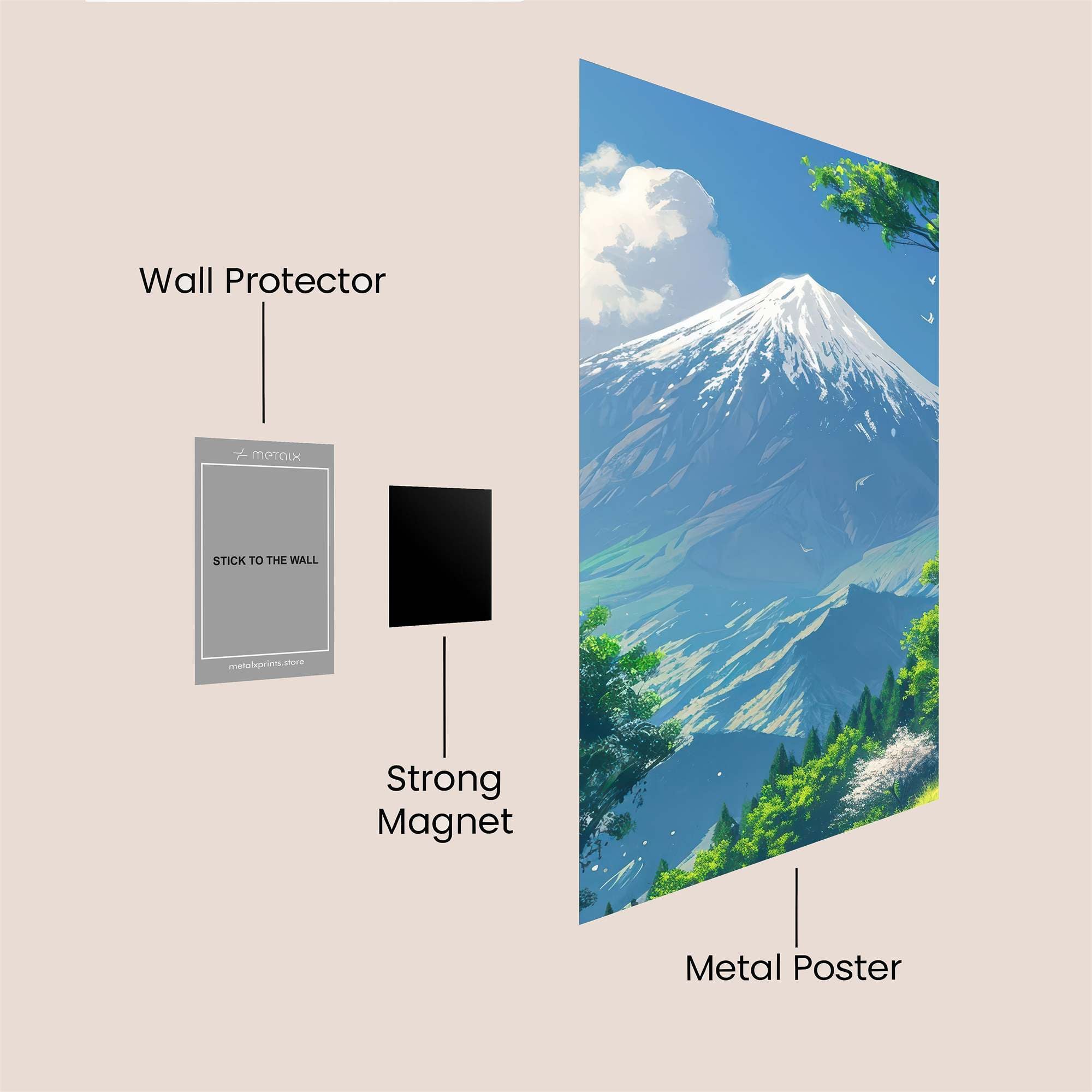 Fuji Serenity Safe Wall Magnetic / M