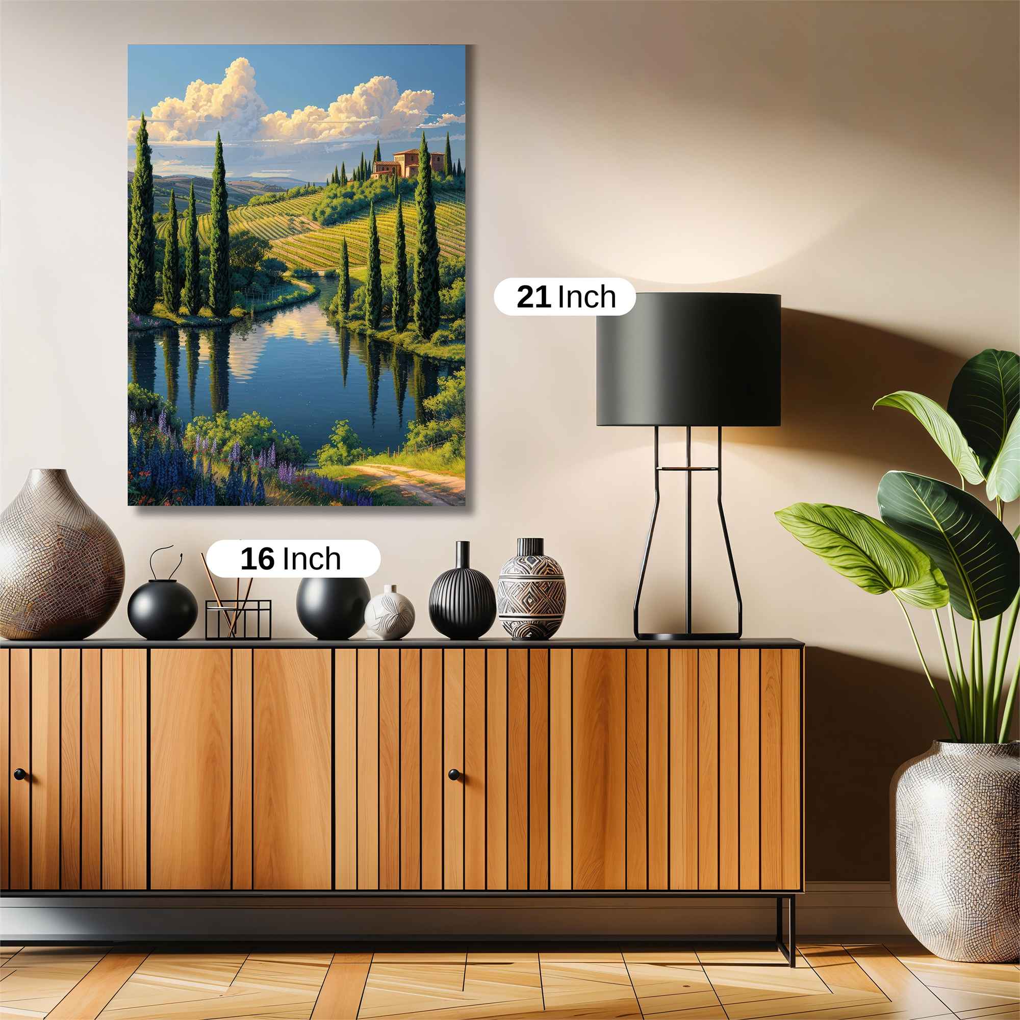 Tuscan Tranquility Safe Wall Magnetic / M