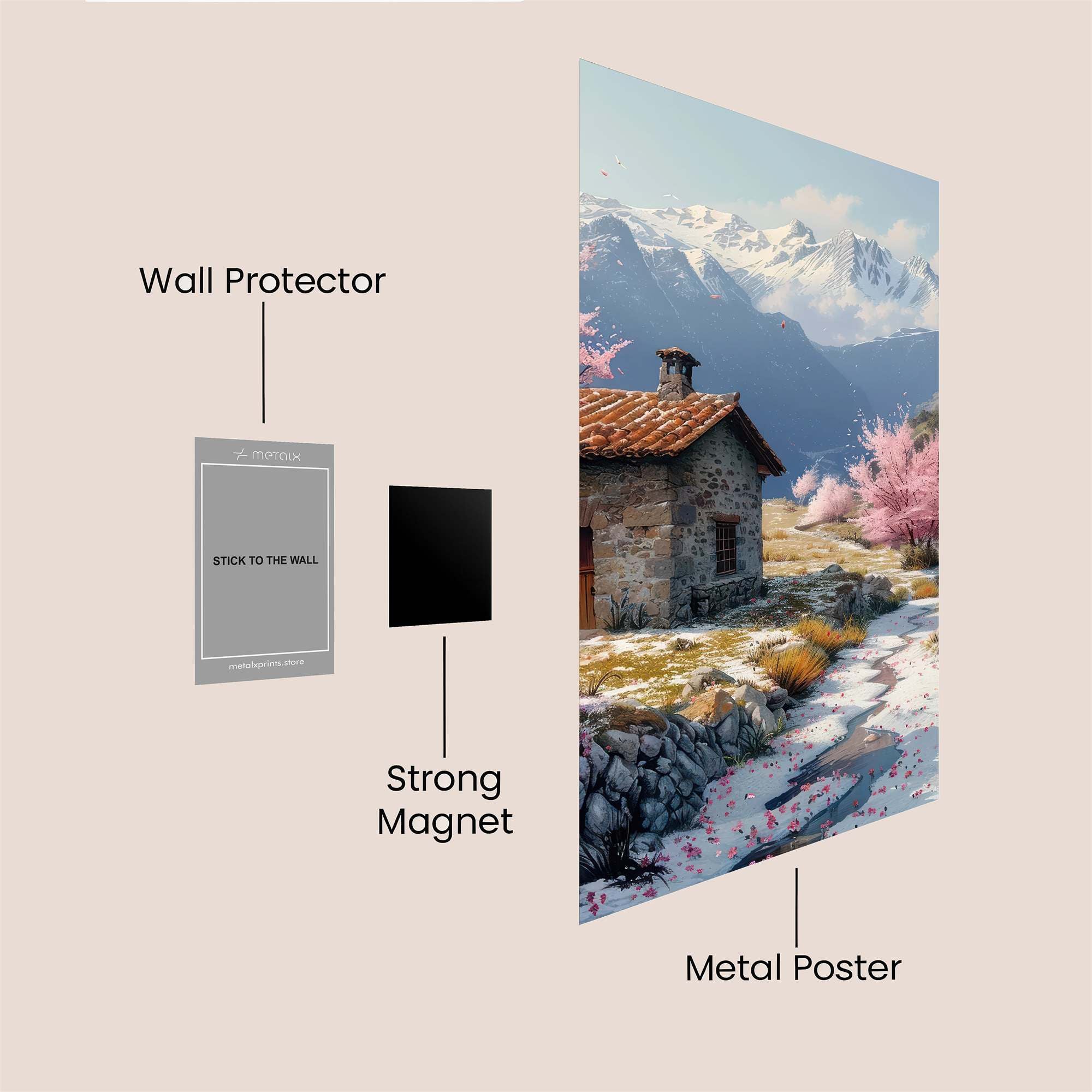 Alpine Serenity Safe Wall Magnetic / M