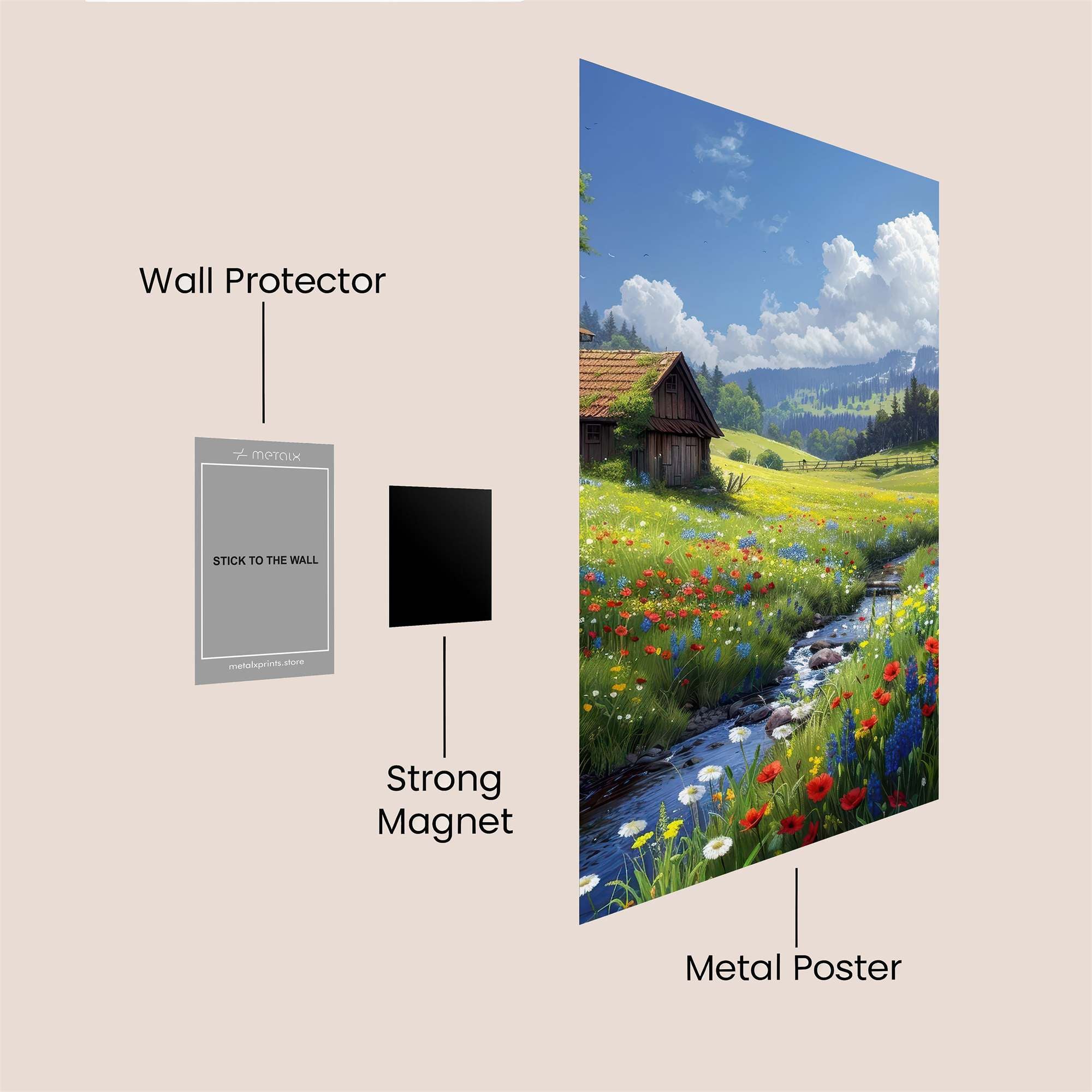 Alpine Bliss Safe Wall Magnetic / M